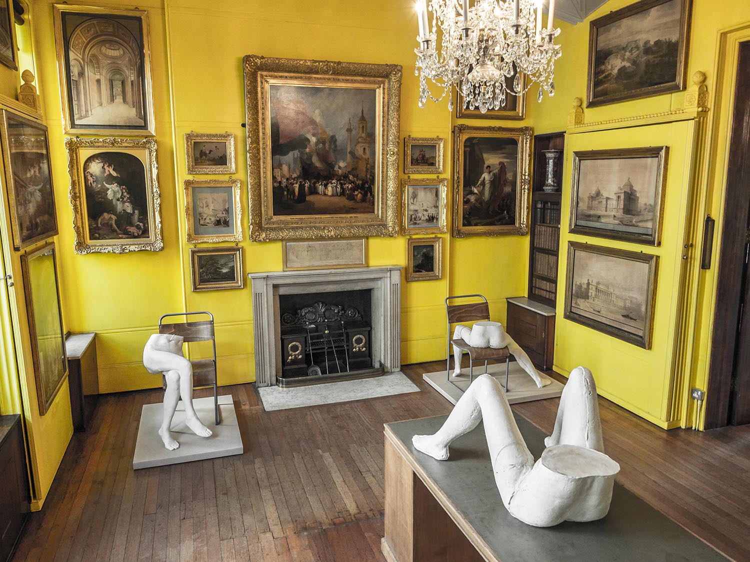 Sarah Lucas, POWER IN WOMAN, Sir John Soane’s Museum London, 10 March – 21 May 2016. Copyright the artist, courtesy Sadie Coles HQ, London and Sir John Soane’s Museum, London. Photo: Julian Simmons