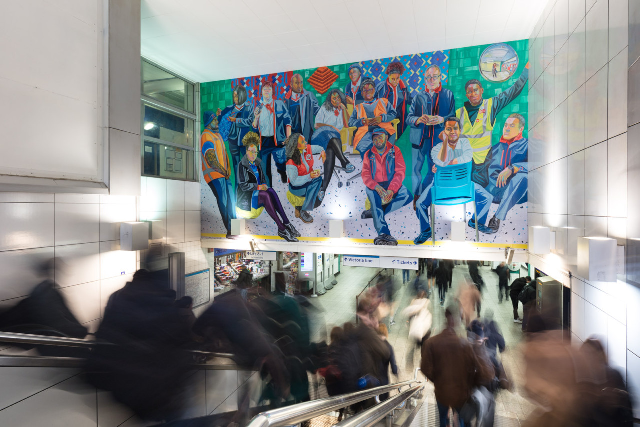 Aliza Nisenbaum at Brixton Underground Station, London