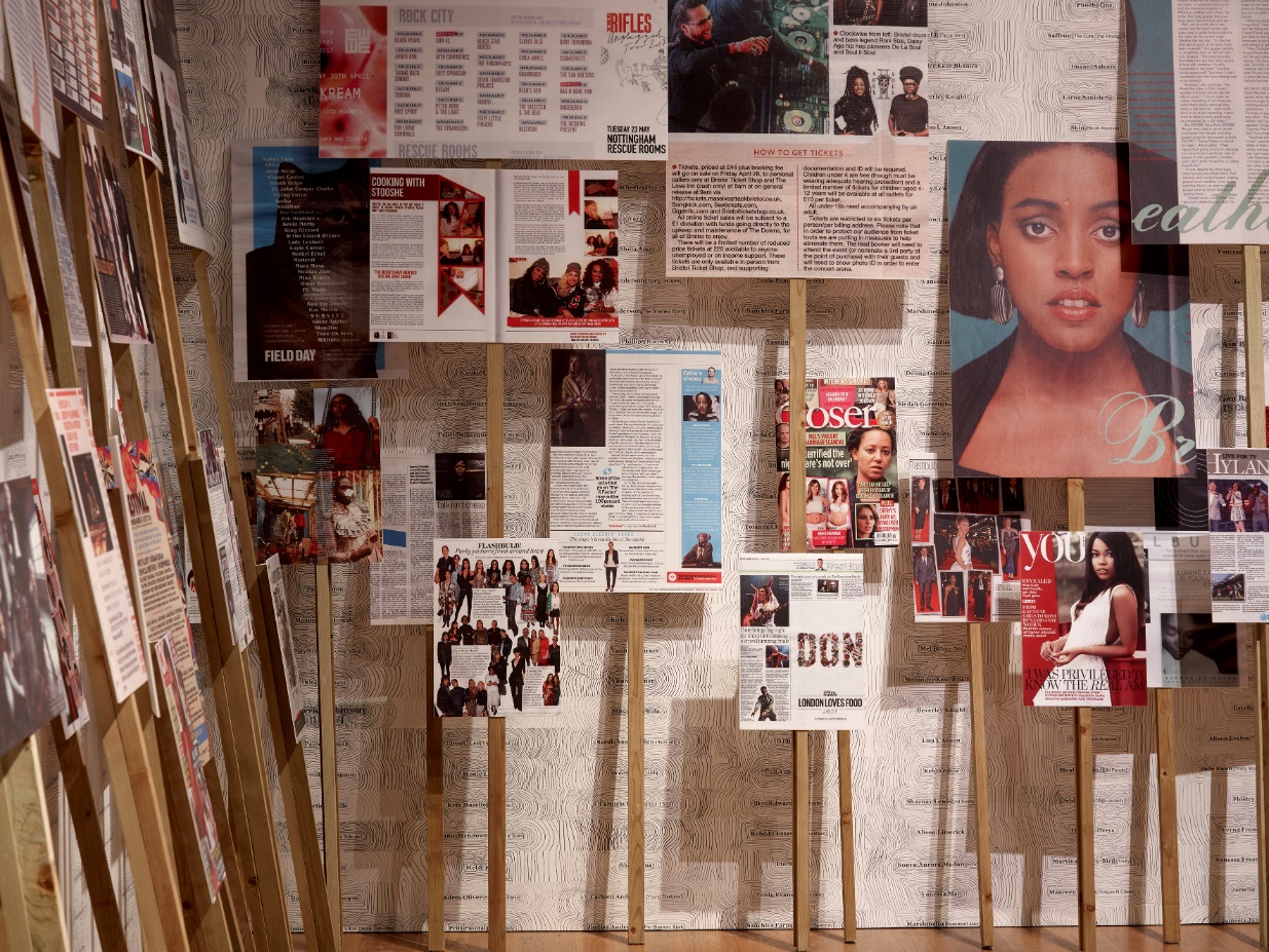 Sonia Boyce, Devotional Wallpaper and Placards, 2008-2020