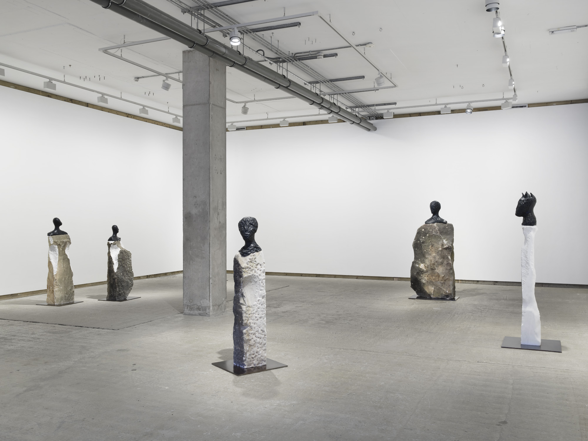 Installation view, Daniel Silver: Uncanny Valley, Frith  Street Gallery, Golden Square, 2024, photo: Ben Westoby Courtesy the artist and Frith Street Gallery, London