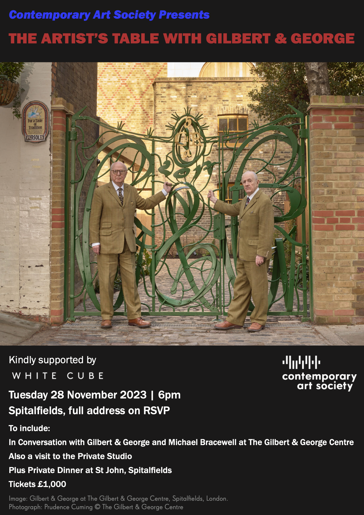 Gilbert and George Invite