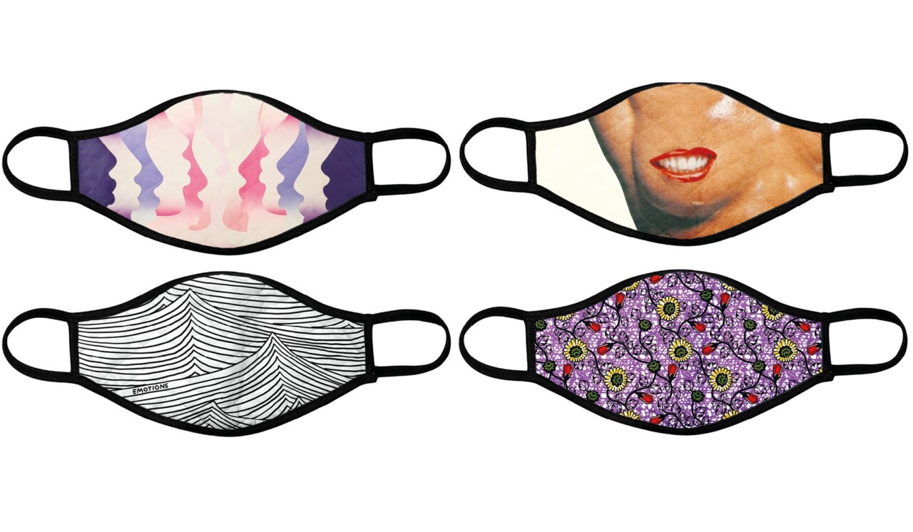 Artist-designed facemasks