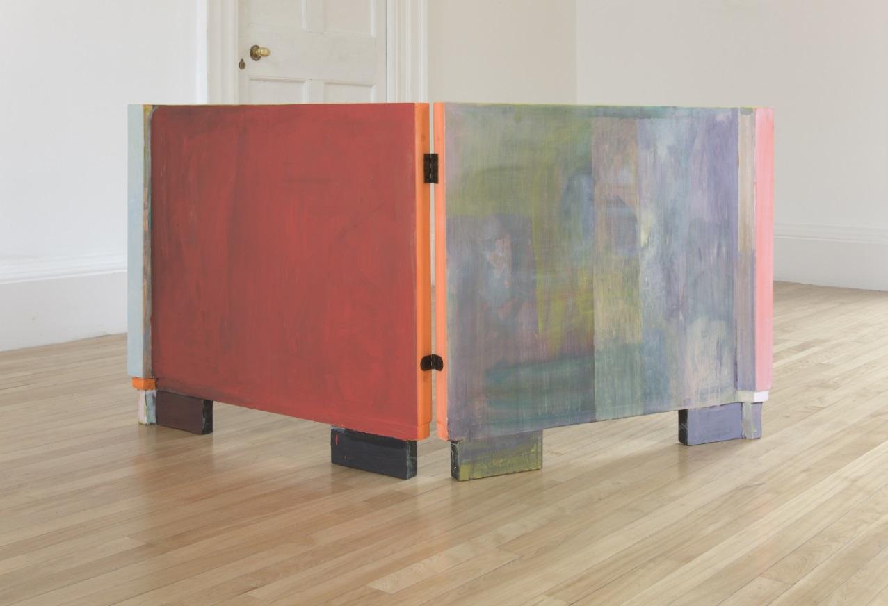 Victoria Morton, Untitled, 2010. Oil paint on wooden panels (2 panels each), 76.5 x 83 cm. Courtesy the artist.