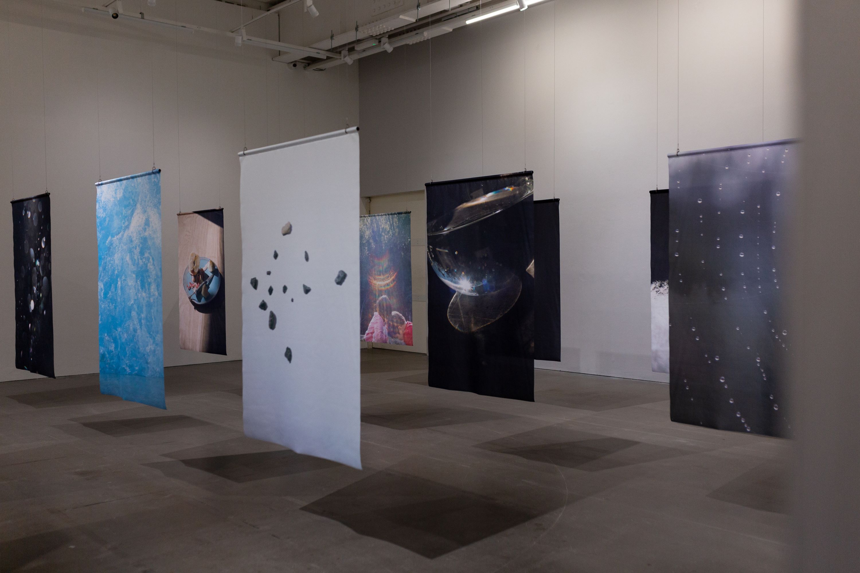 Installation view from Rinko Kawauchi: At the edge of the everyday world, 2024, courtesy of Arnolfini