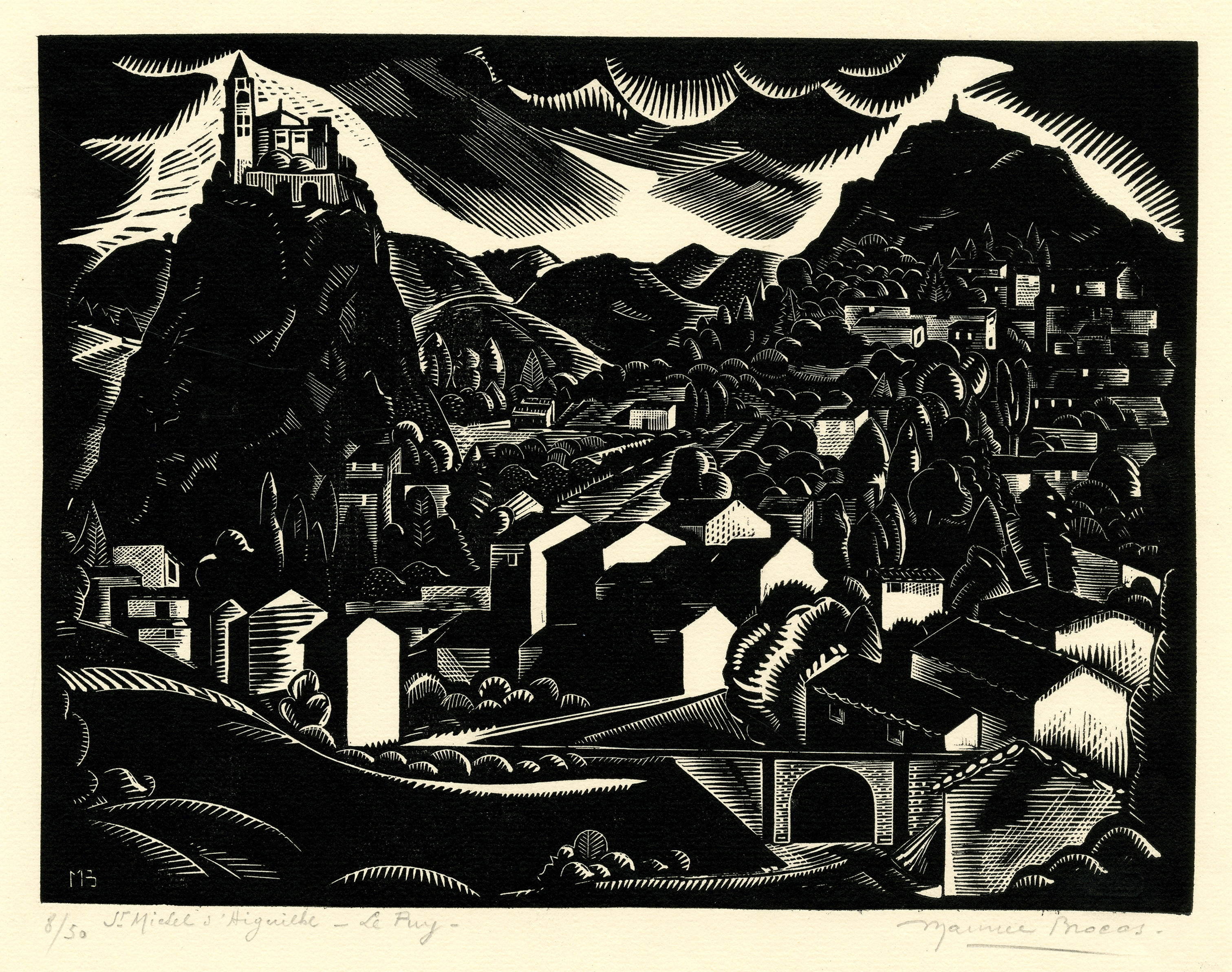 St Michel s'Aiguille - Le Puy-en-Velay (about 1930)