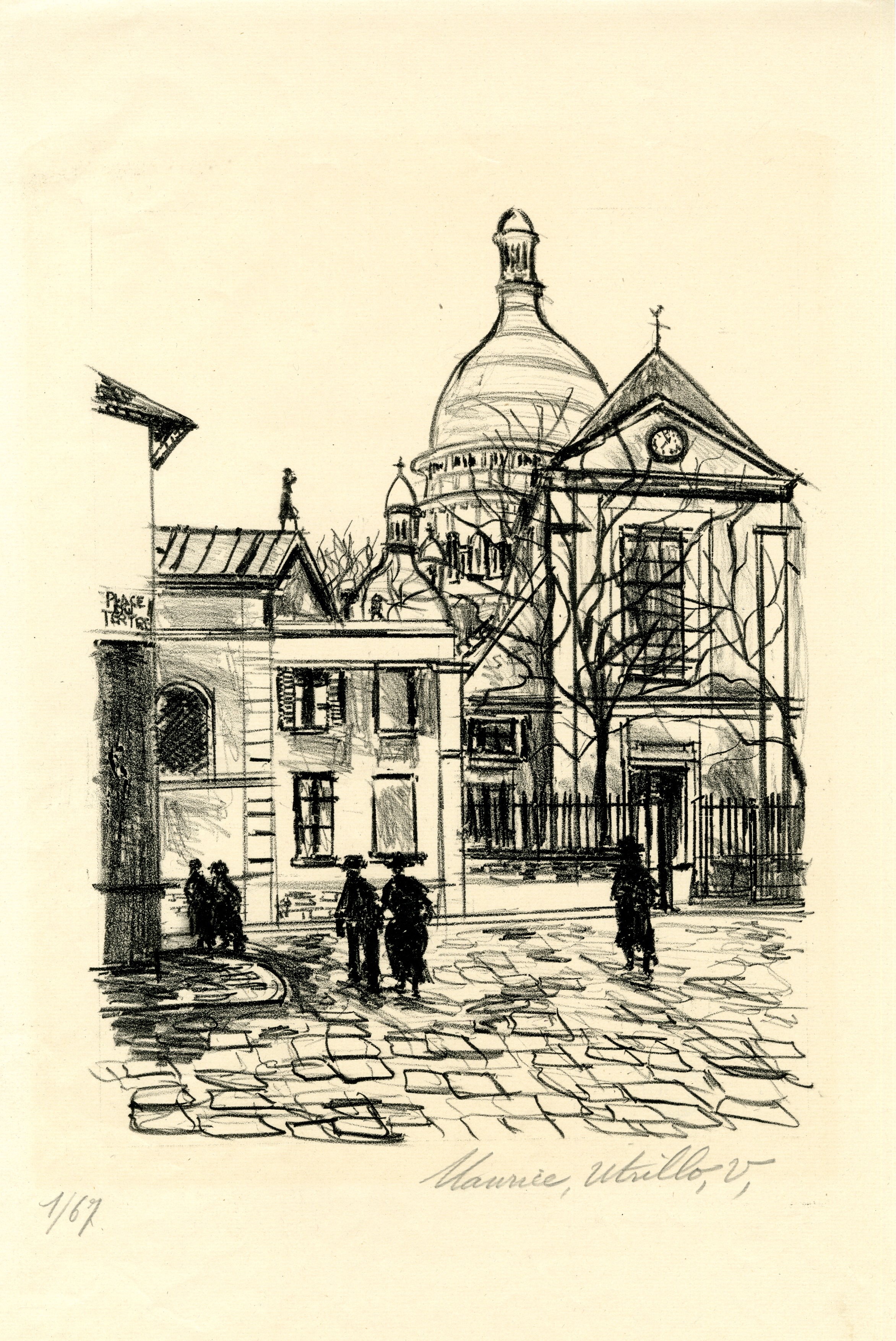 La Place du Tertre, Montmartre (circa 1925)