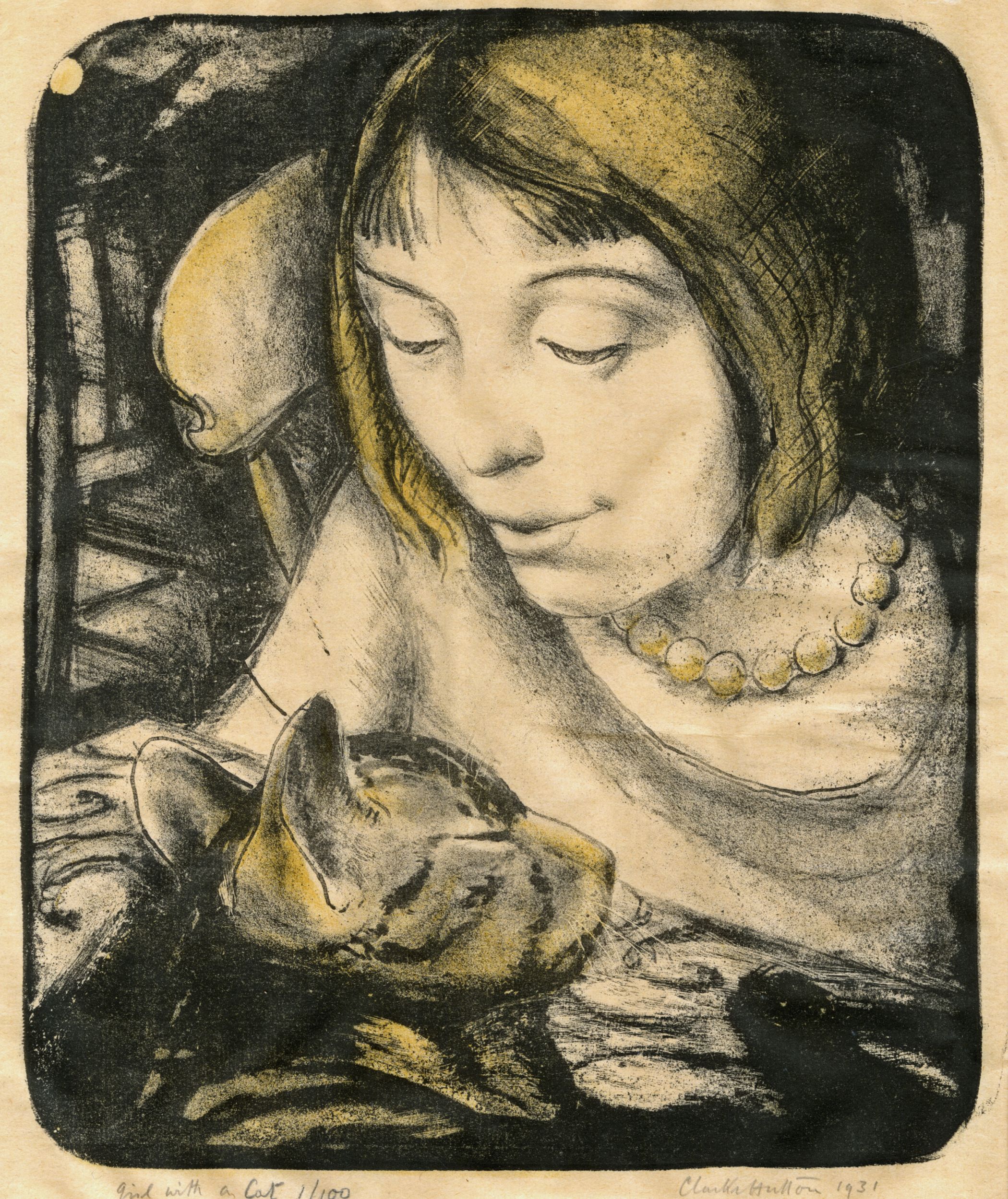 Girl with Cat (1931)