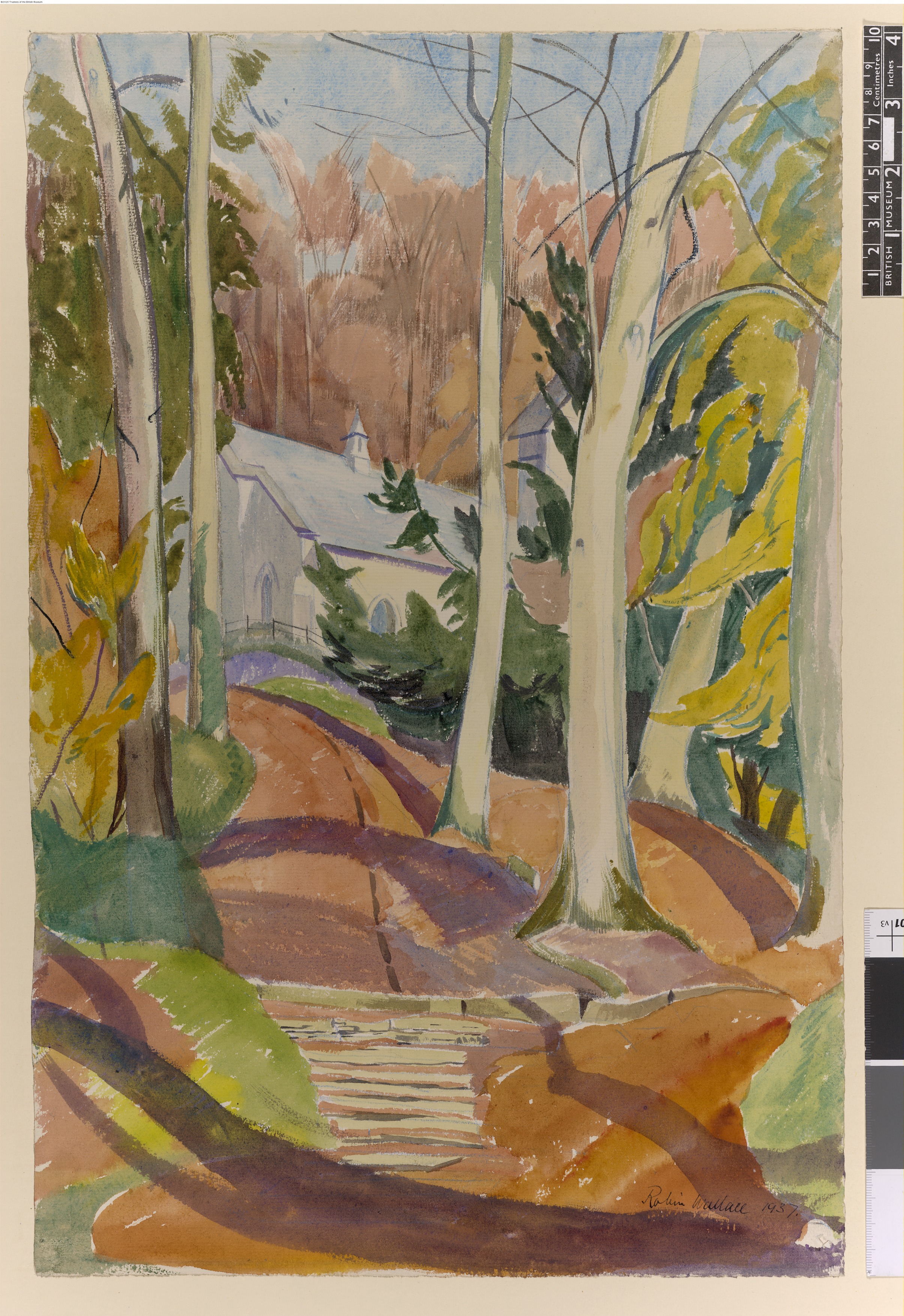 Church in a wood (1937)