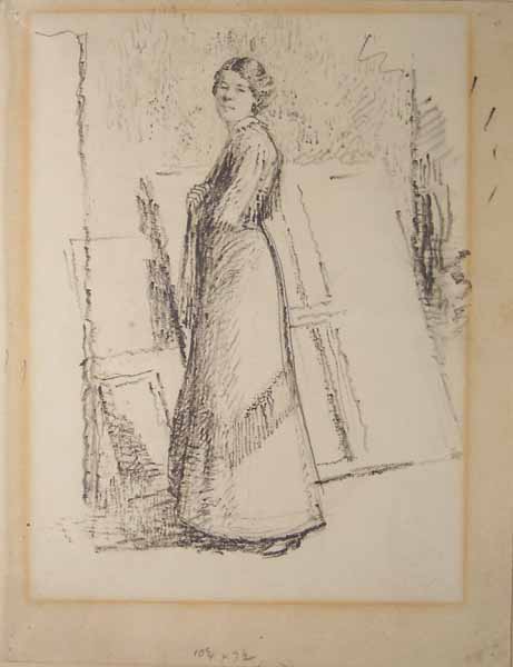 Portrait of Mrs Charles Rutherston (Essil Emslie) (1911)