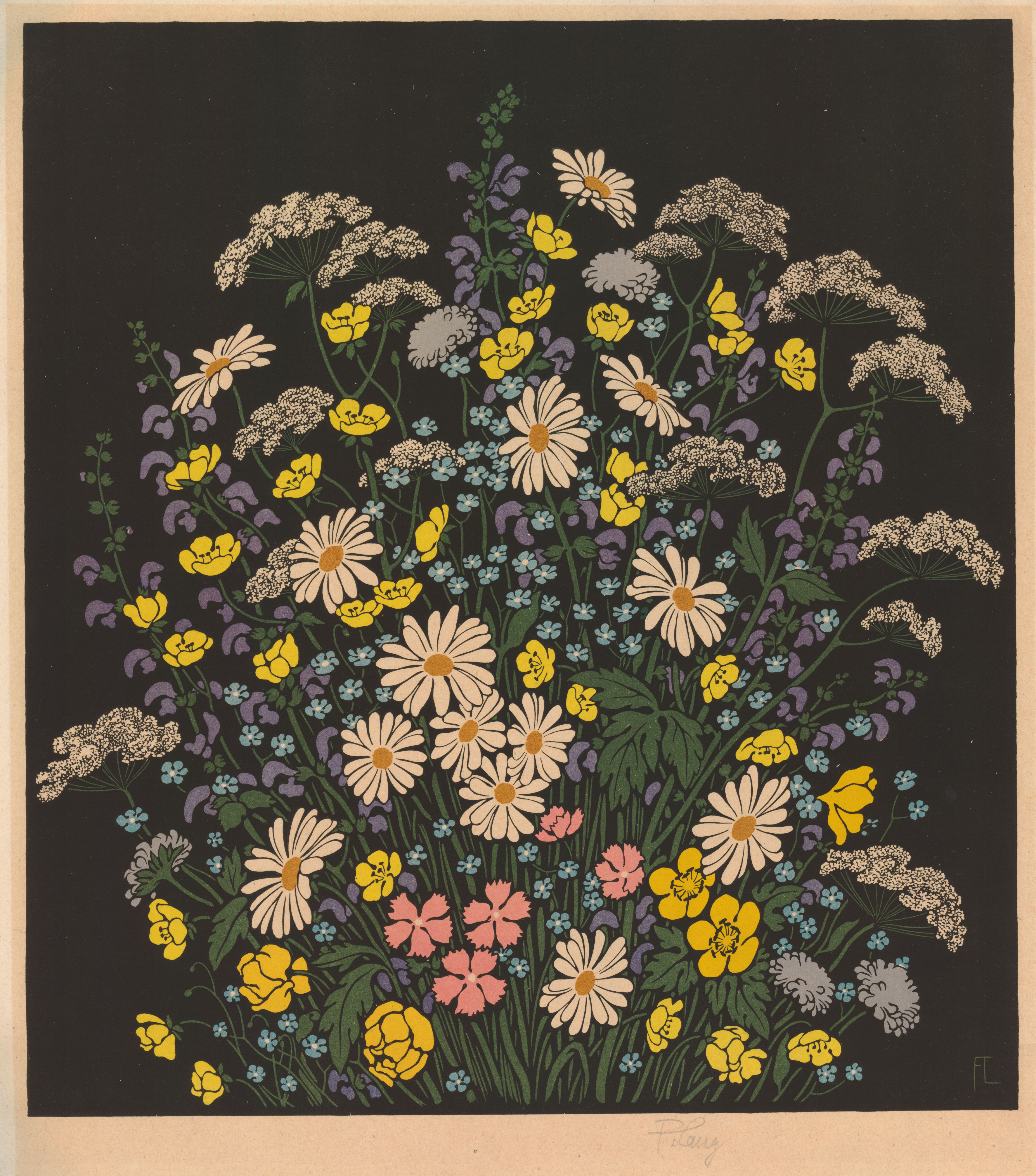 Grosser Feldblumenstrauss (Bunch of wild flowers) (1923)