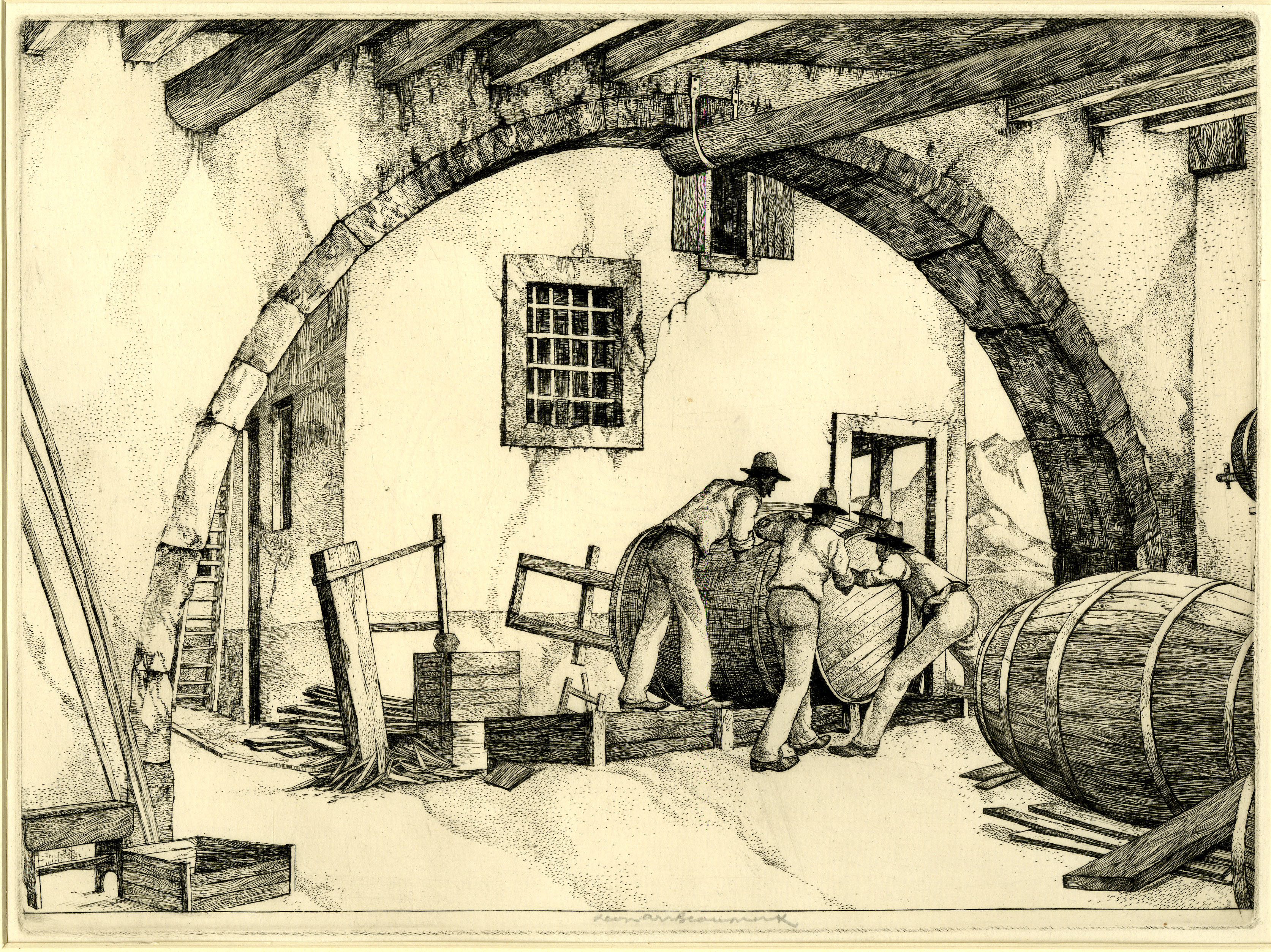 The wine cask (1930)