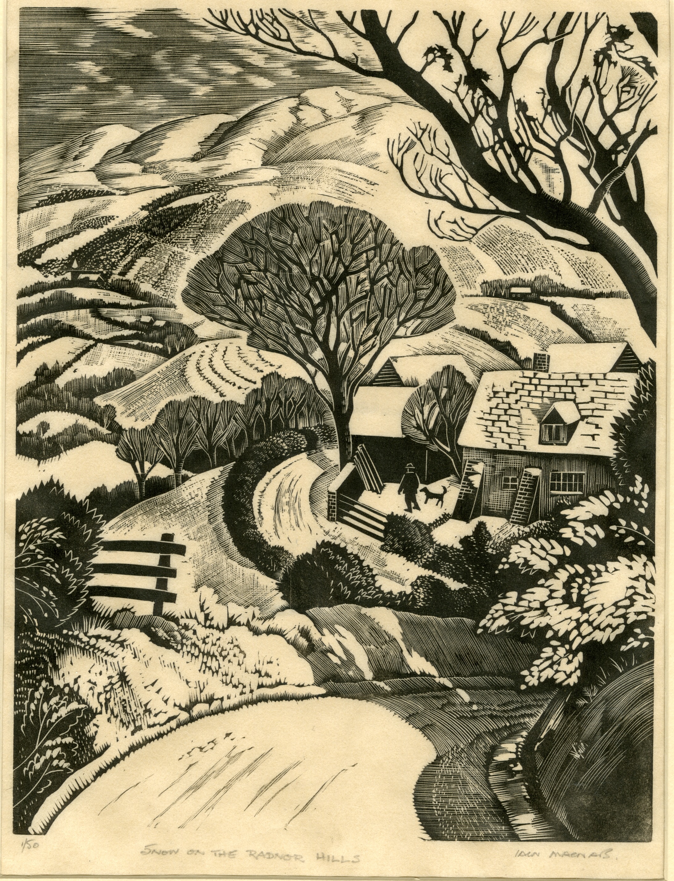 Snow on Radnor Hills (circa 1941-42)