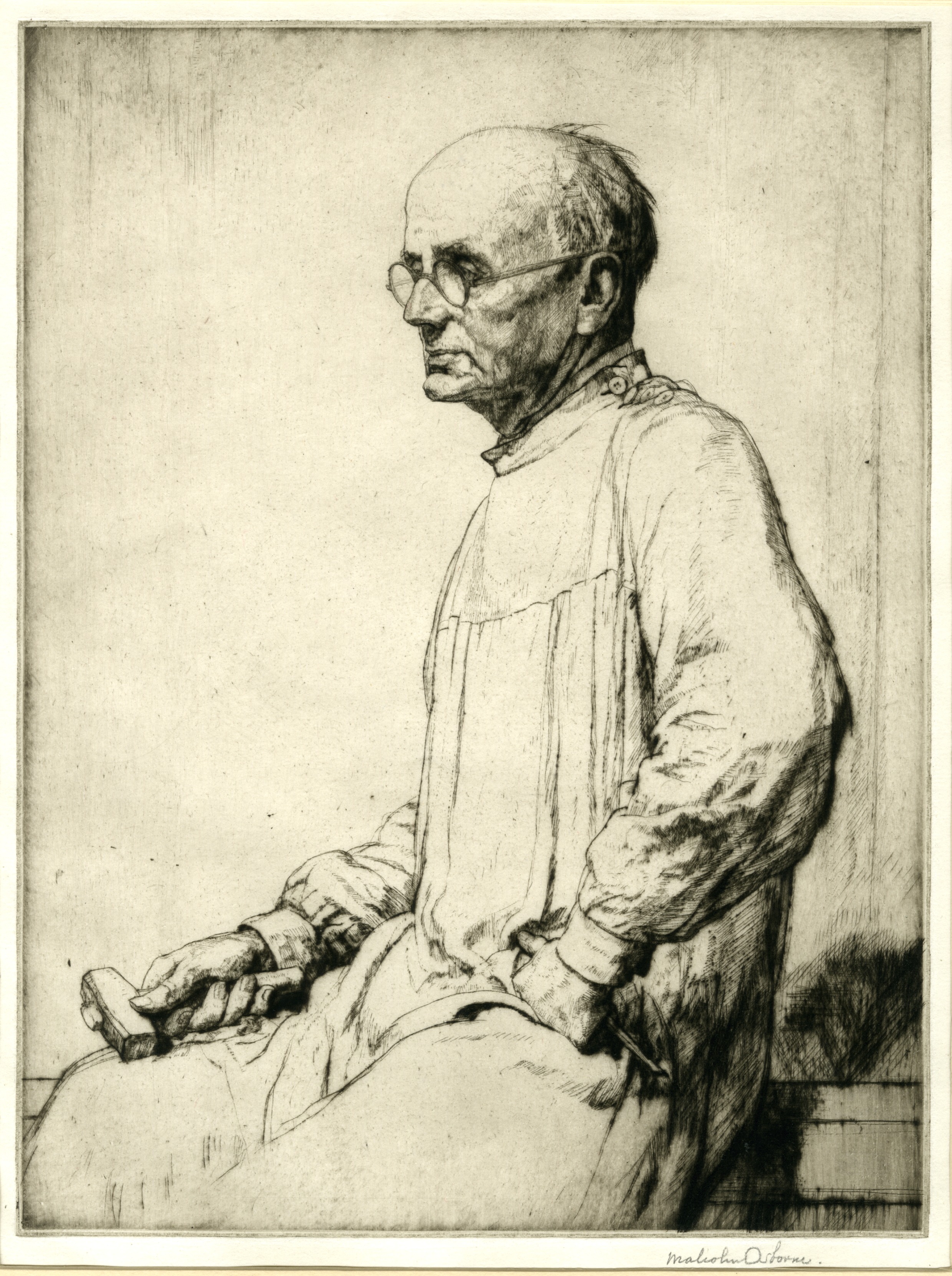 Portrait of Ernest Gillick, RA, Sculptor (circa 1942)