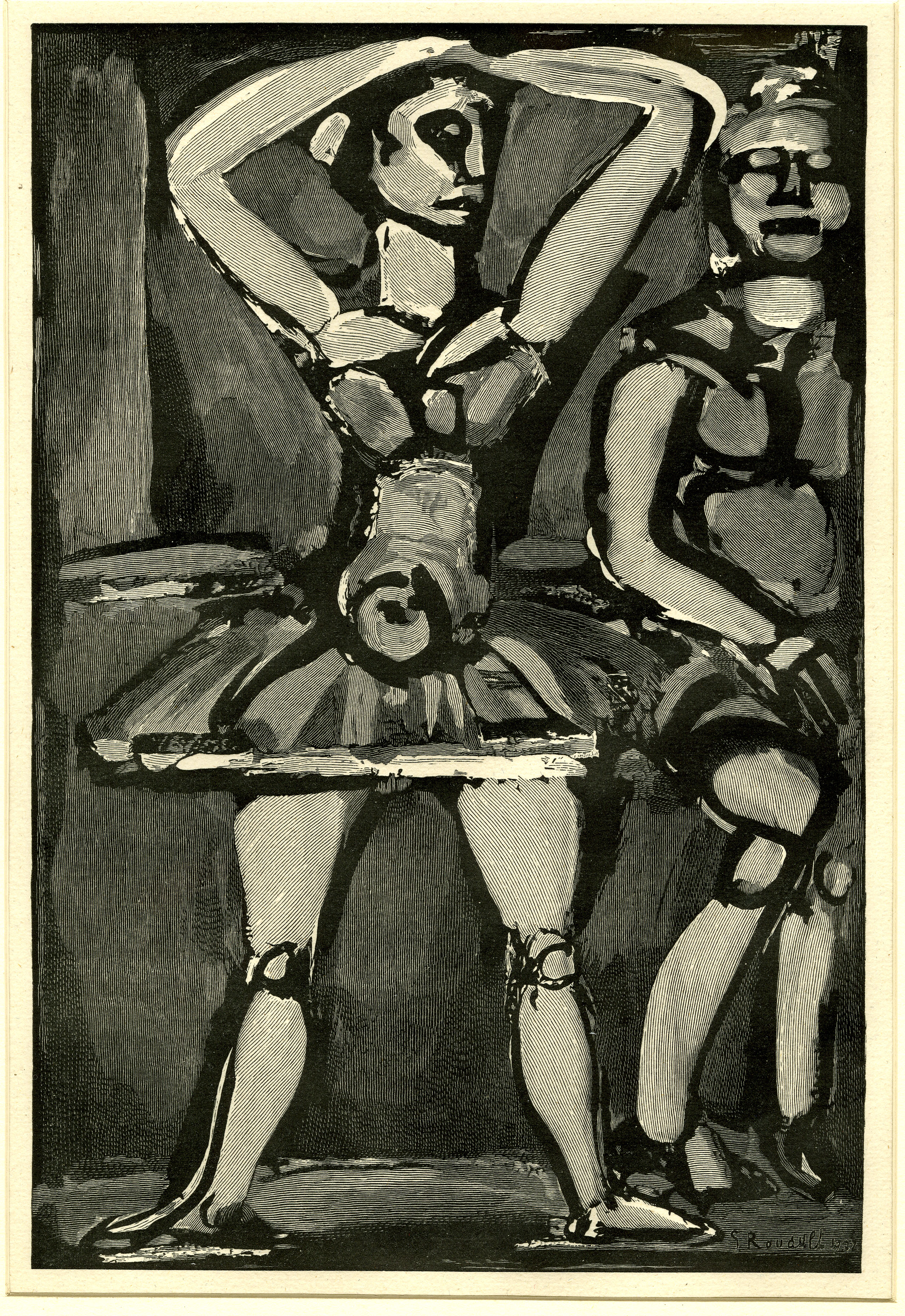 Miousic (Illustration to George Rouault’s Cirque de l'Étoile Filante/Circus of the Shooting Star, Ambroise Vollard, Paris, 1938) (1932)