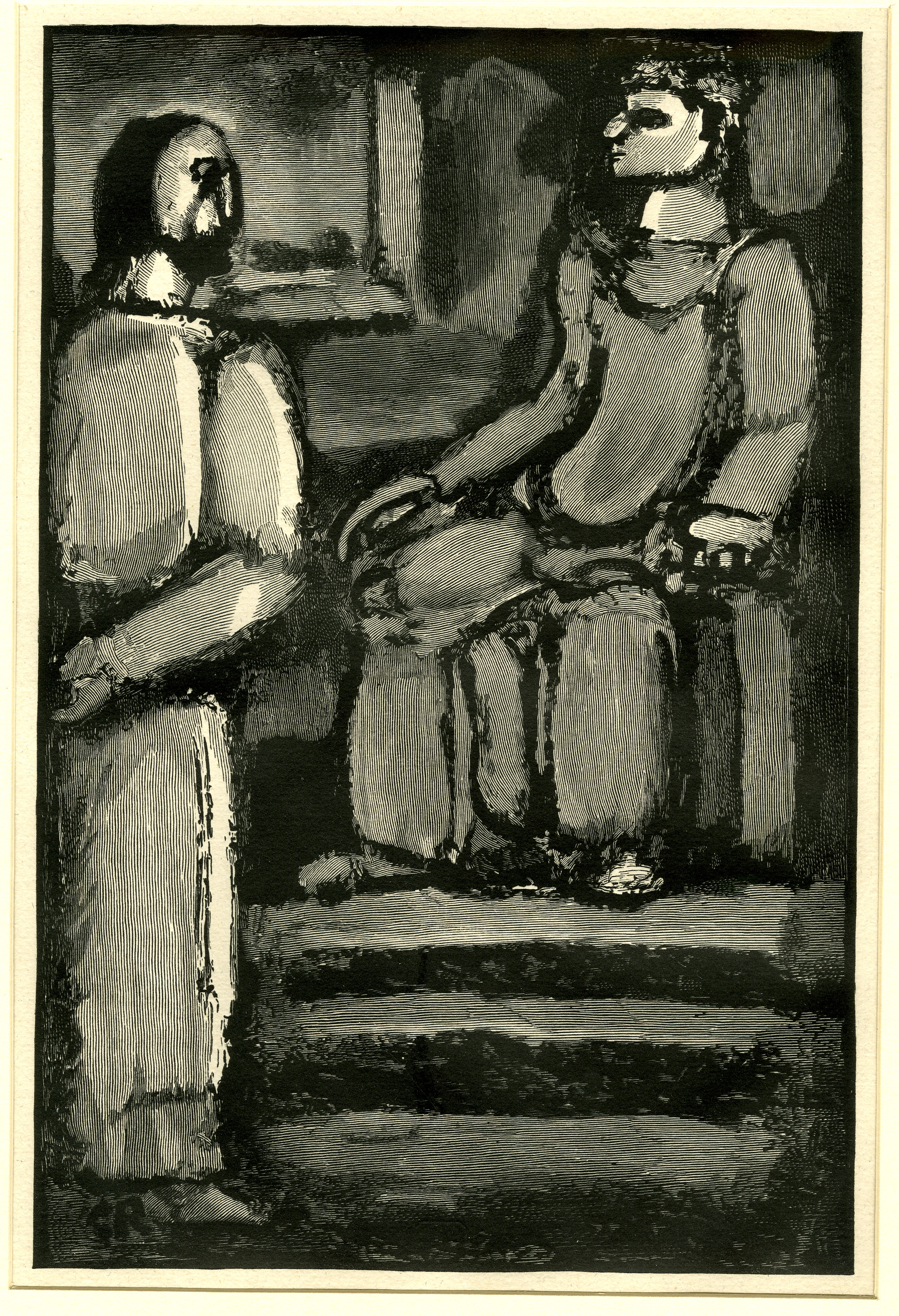 C. Pontius Pilatus Propræt (Illustration by Georges Rouault to André Suarès’ Passion, Ambroise Vollard, Paris,1939) (1939)