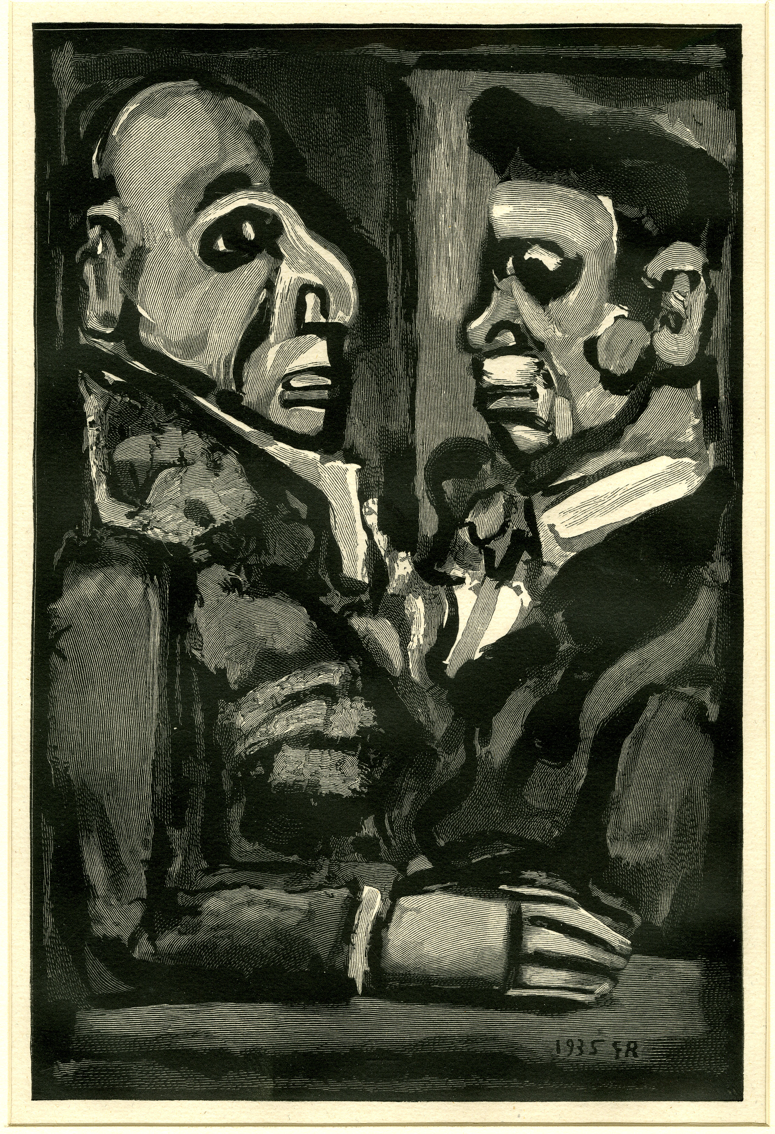 Princeps Ivventvti (Illustration by Georges Rouault to André Suarès’ Passion, Ambroise Vollard, Paris,1939) (1935)