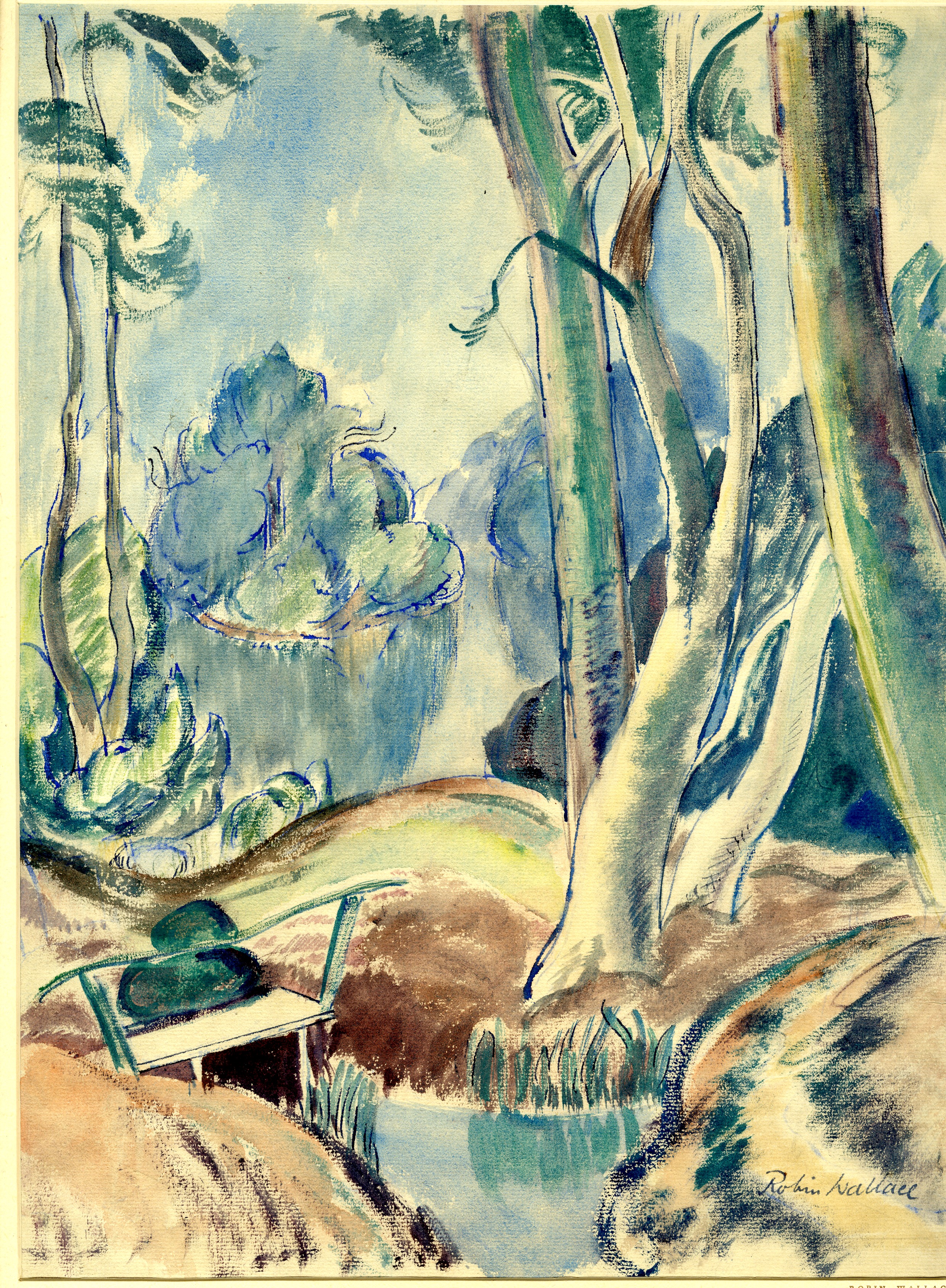 Woodland pool (circa 1945)