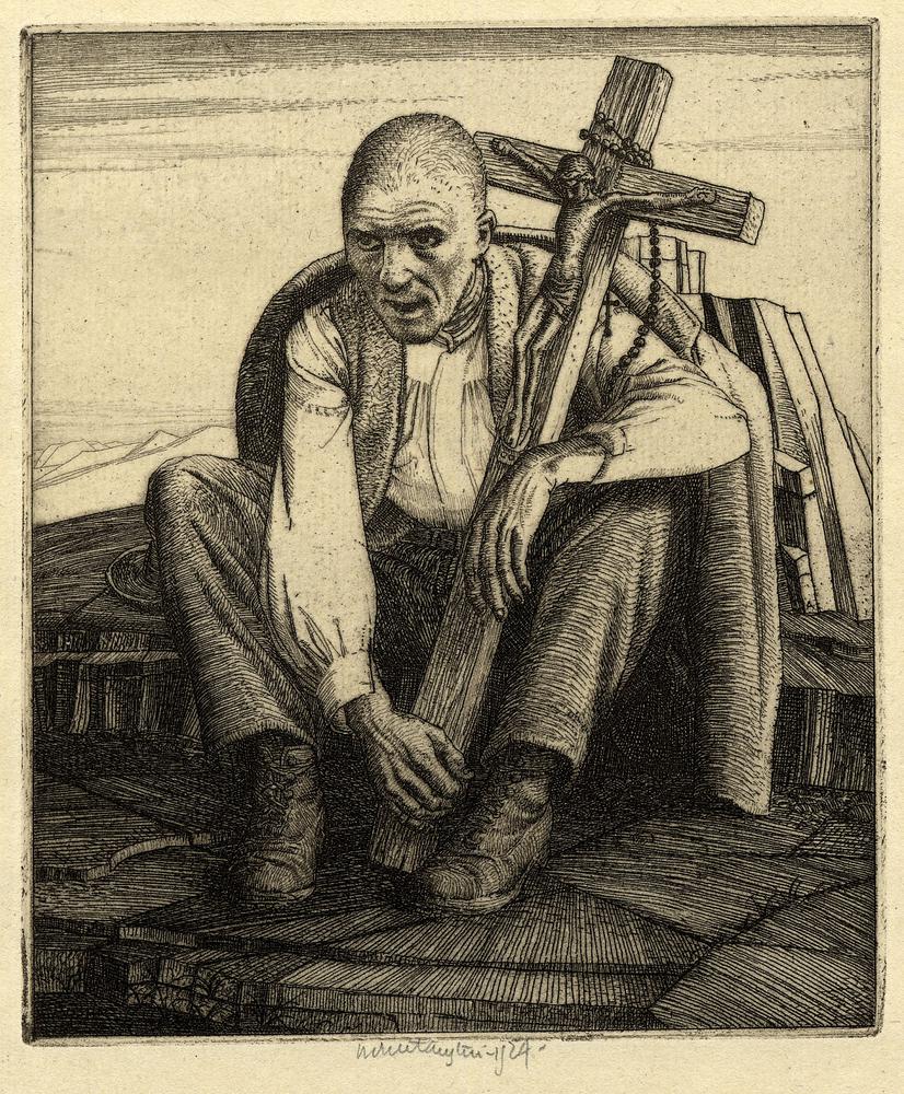 Man with a crucifix (1924)