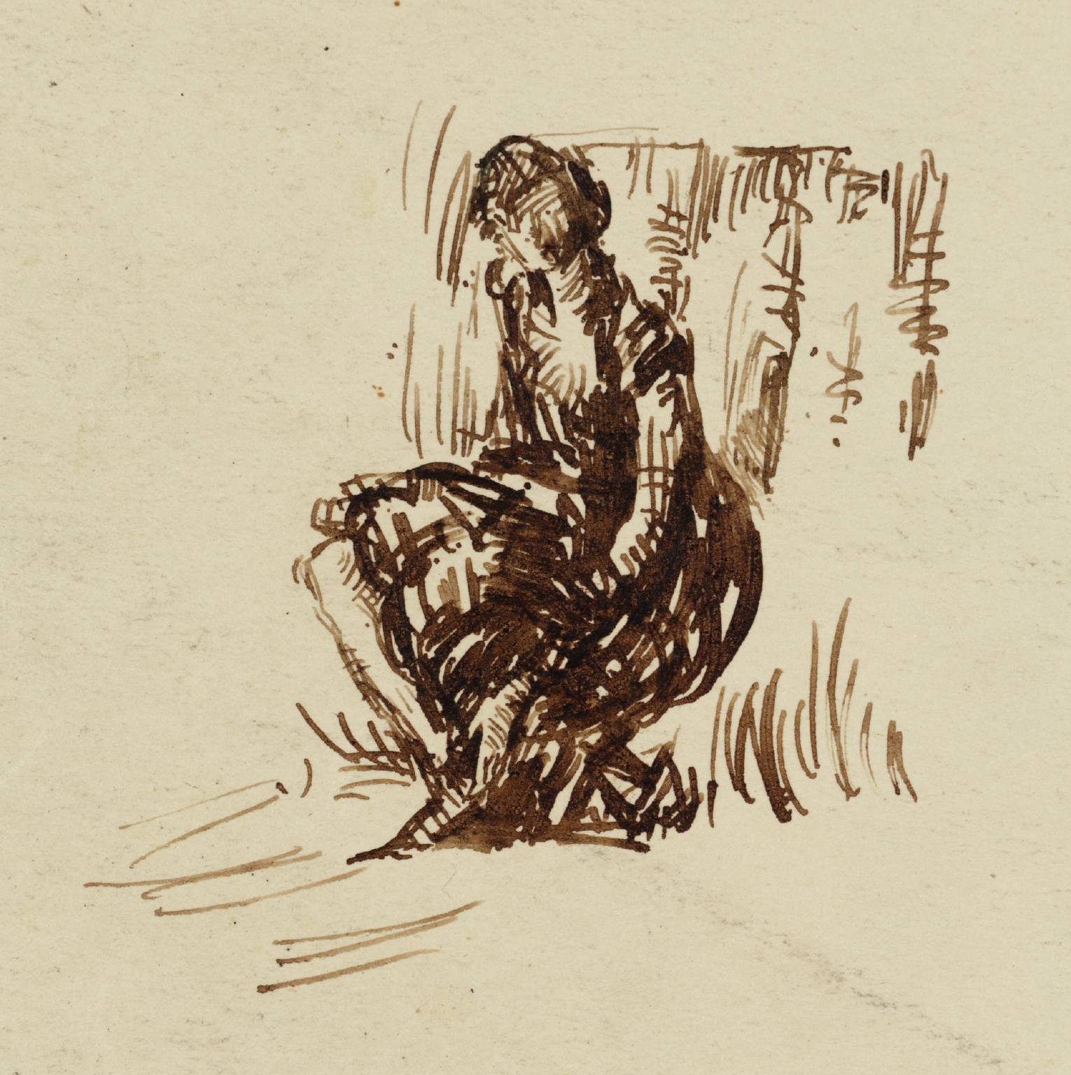 Seated Woman (from Emily Brontë's Wuthering Heights) (about 1899)