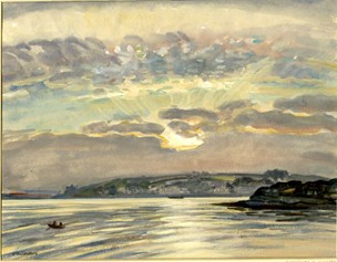 Sunset, St Mawes (1897-1937)