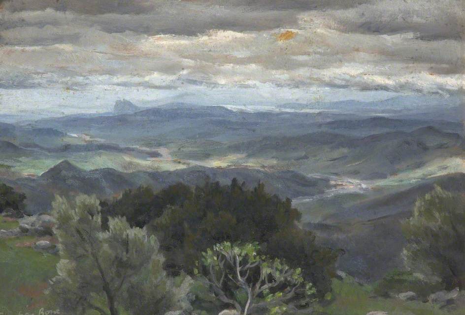 Gibraltar from Gaucín (1925)