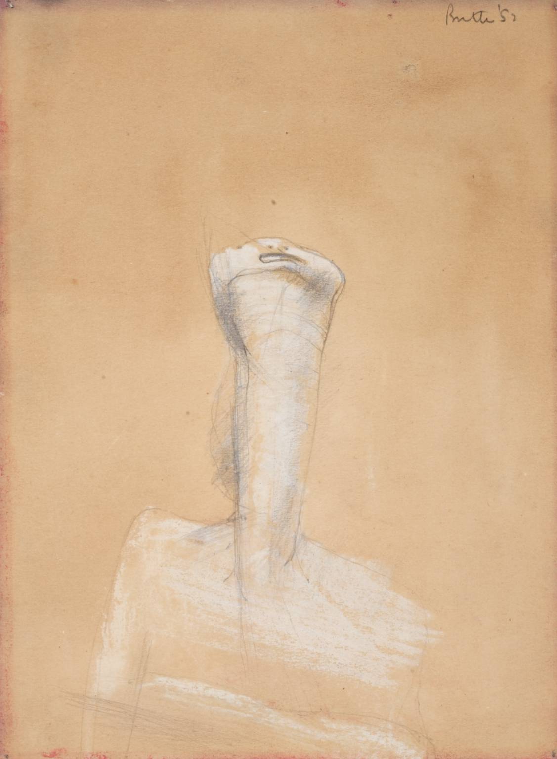 Study for Head of Watcher No. 1 (The Unknown Political Prisoner monument) (1951-52)