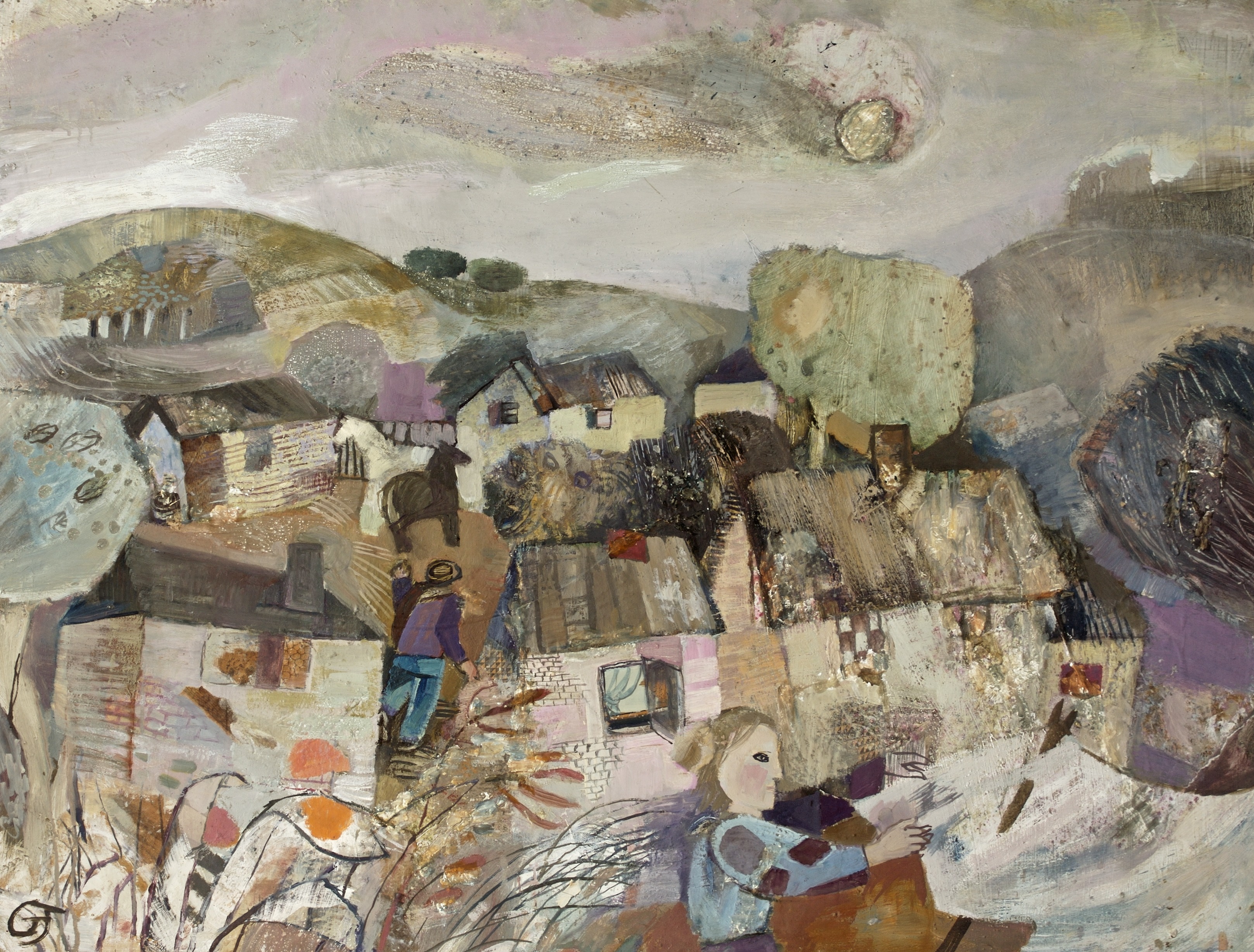 The Village Scene (circa 1965)