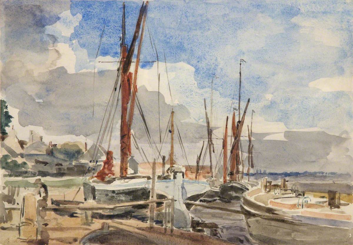 Boats in Harbour (1920)