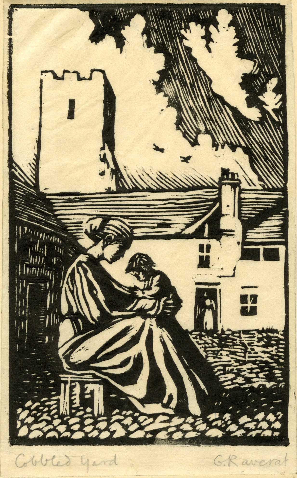 Cobbled Yard (1909)