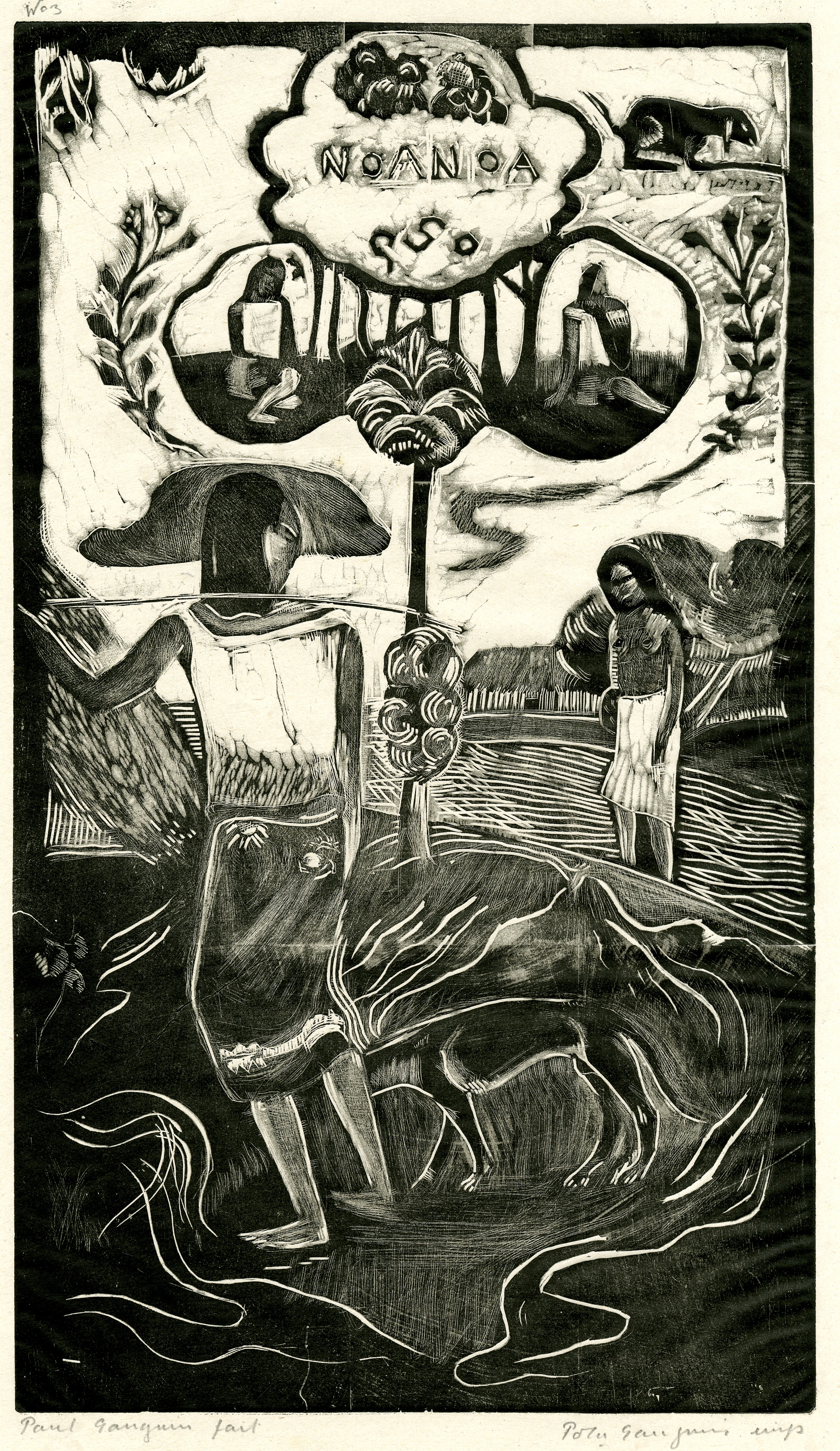 Noa Noa (Fragrant scent) (Paul Gauguin 10 Traesnit Series) (1893-94; 1921)