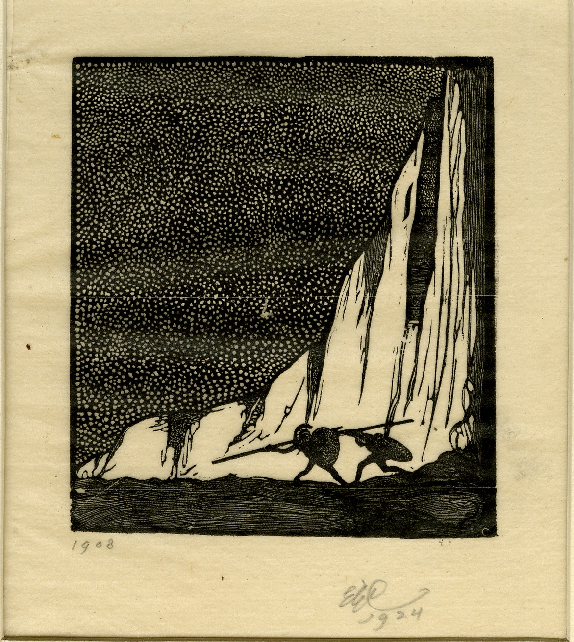 Design for a stage scene (1908-1924)