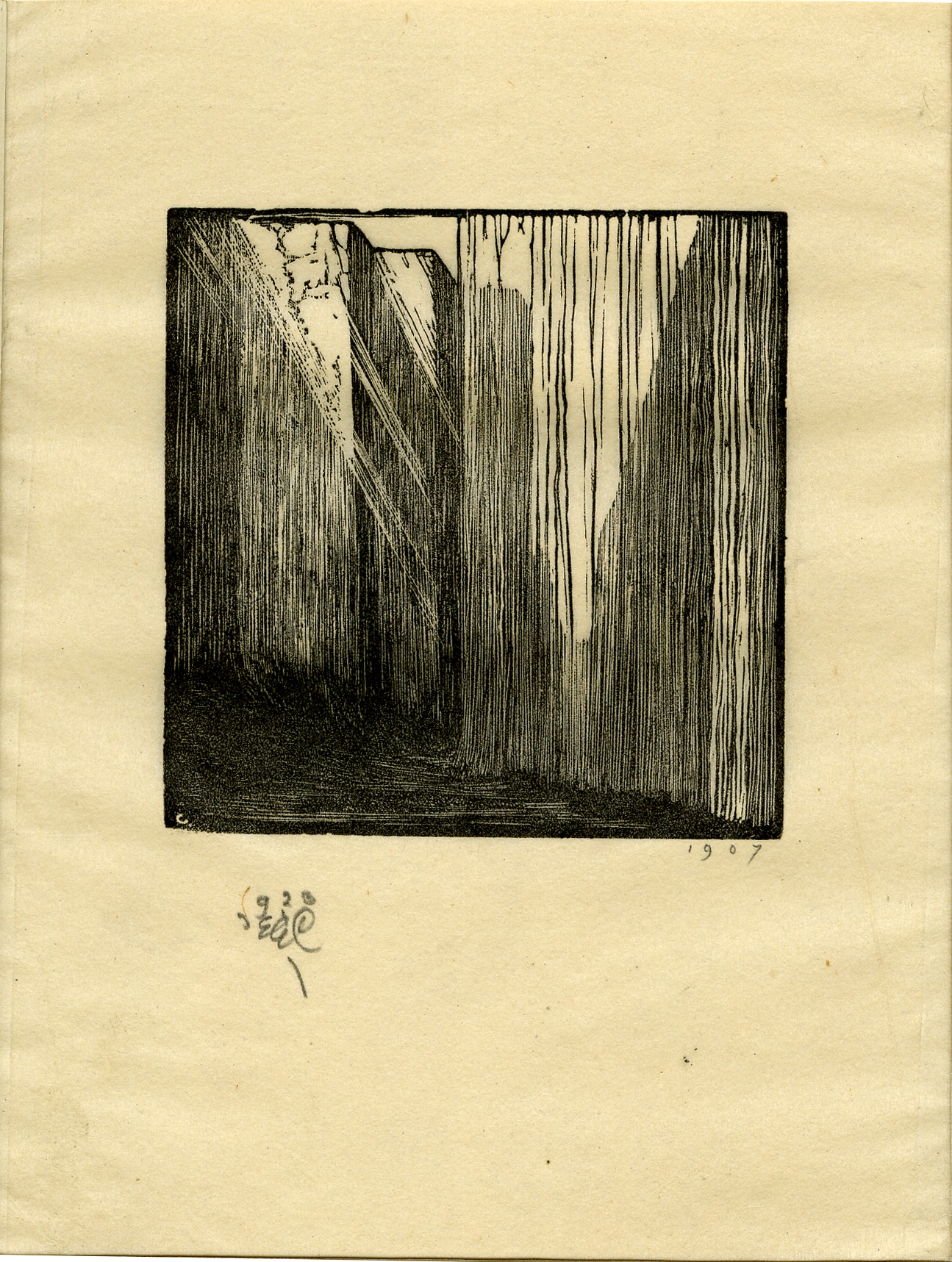 Design for stage scene (1907)