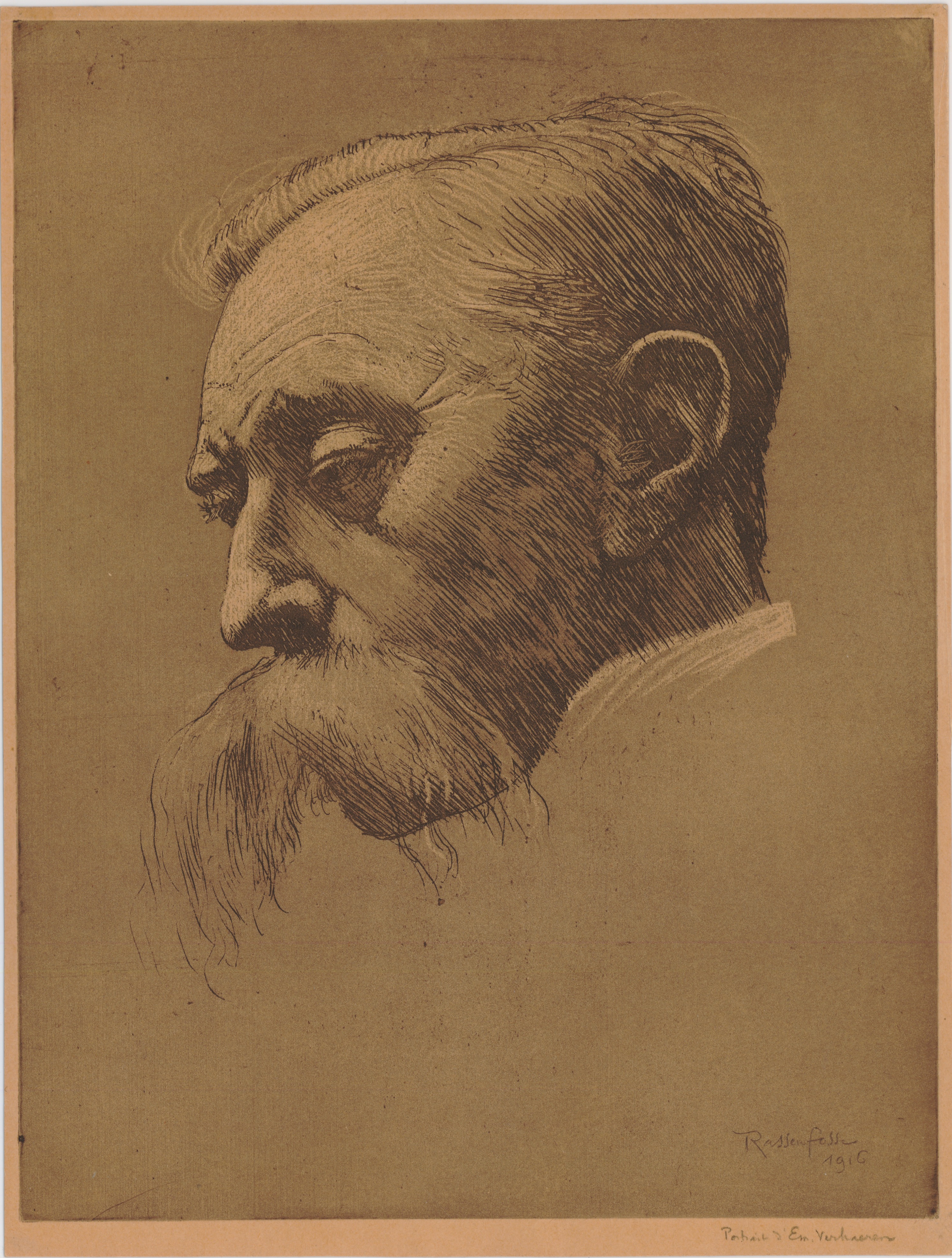 Portrait of Emile Verhaeren (1855-1916) (1916)