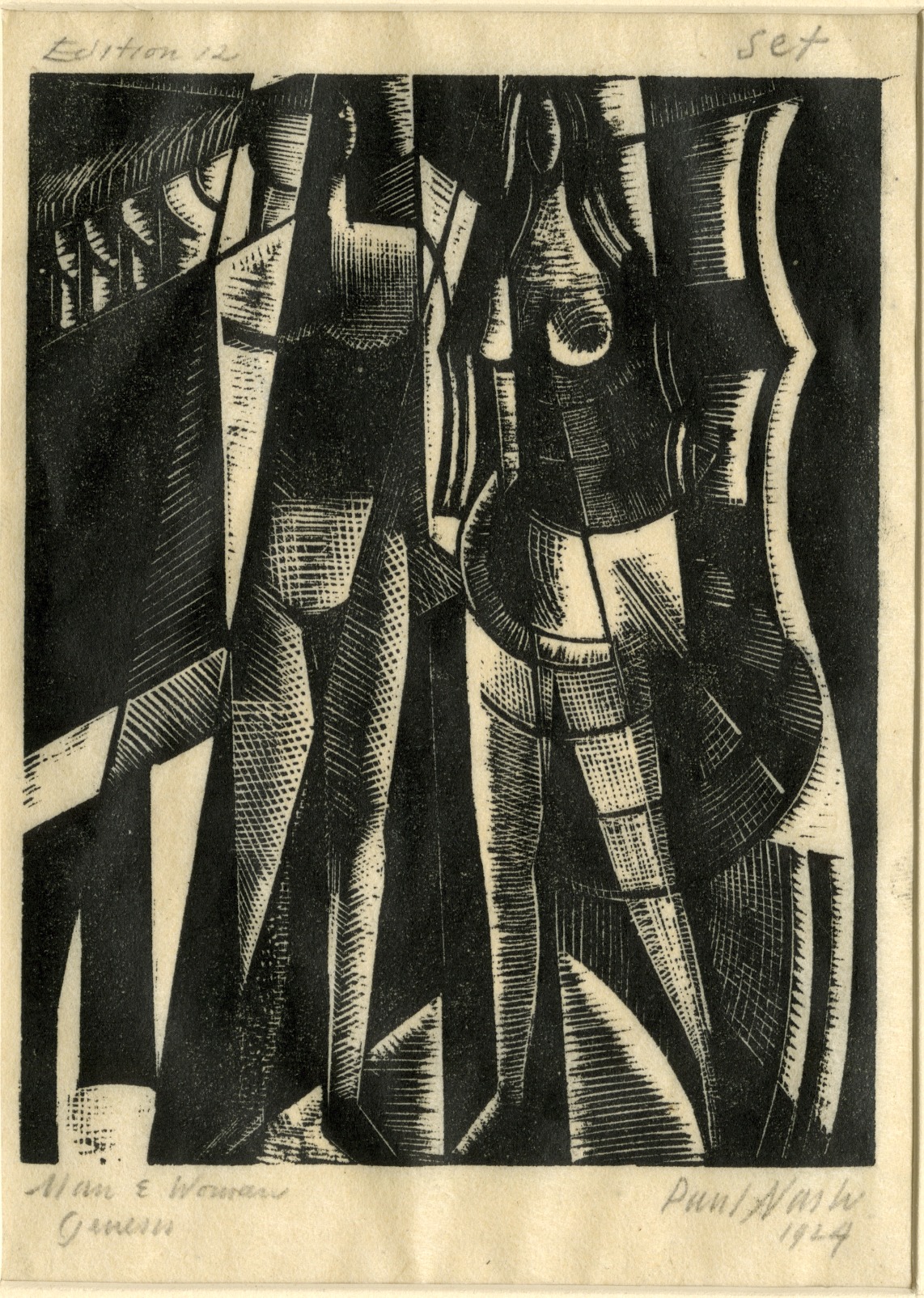 Man and woman (Genesis Series) (1924)