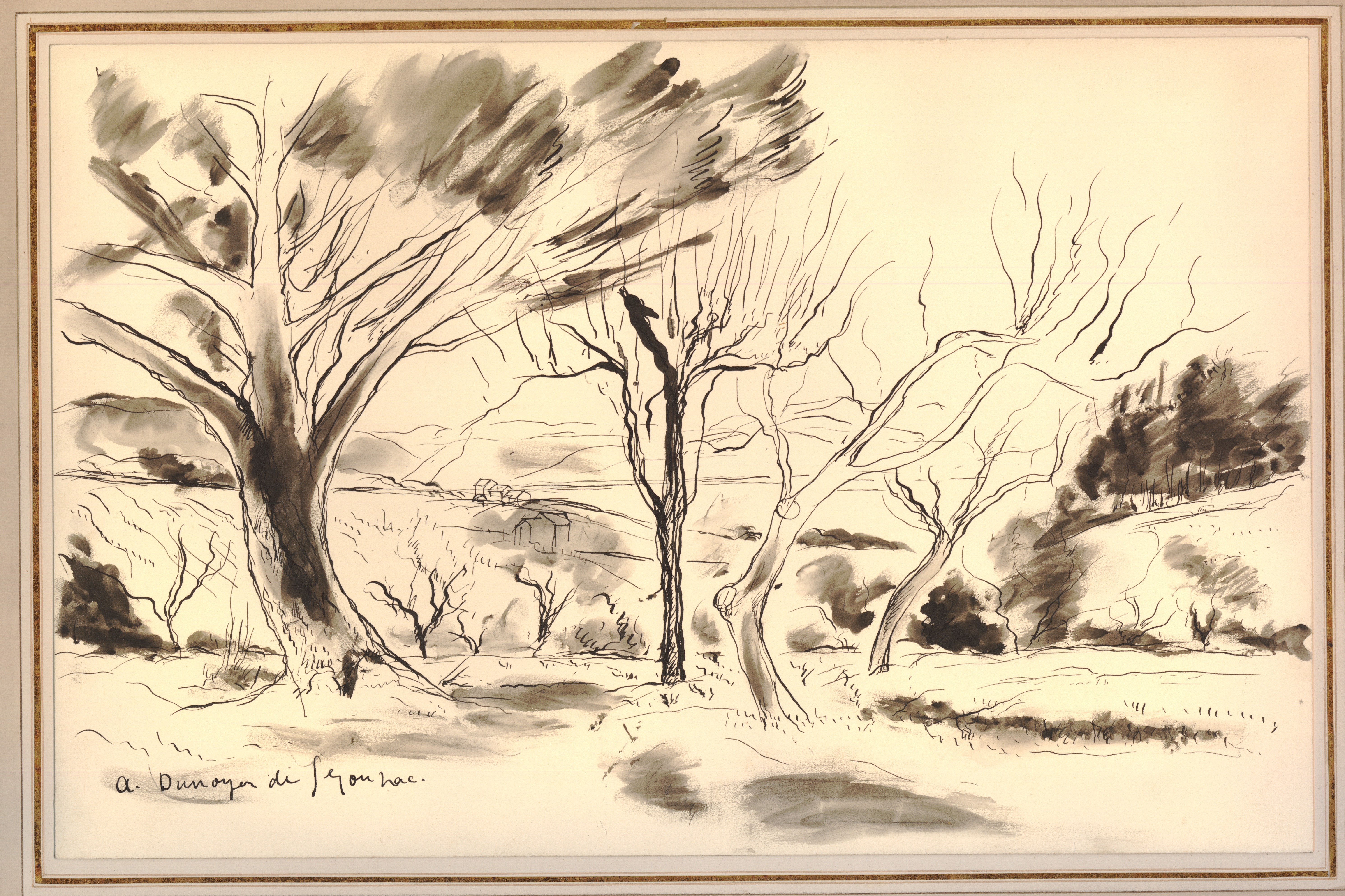 Landscape near St Tropez (before 1930)