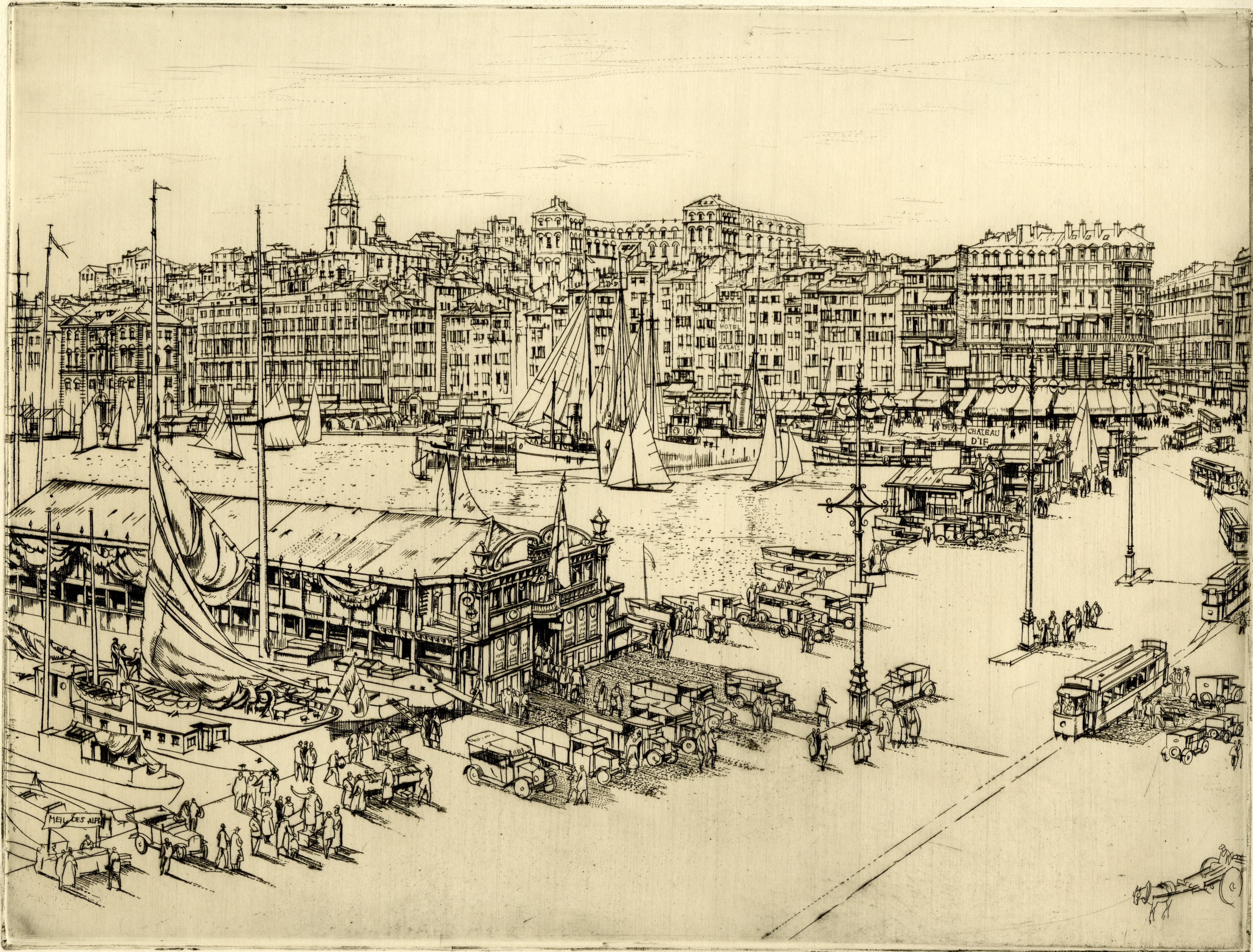 Old Port, Marseilles (1930)