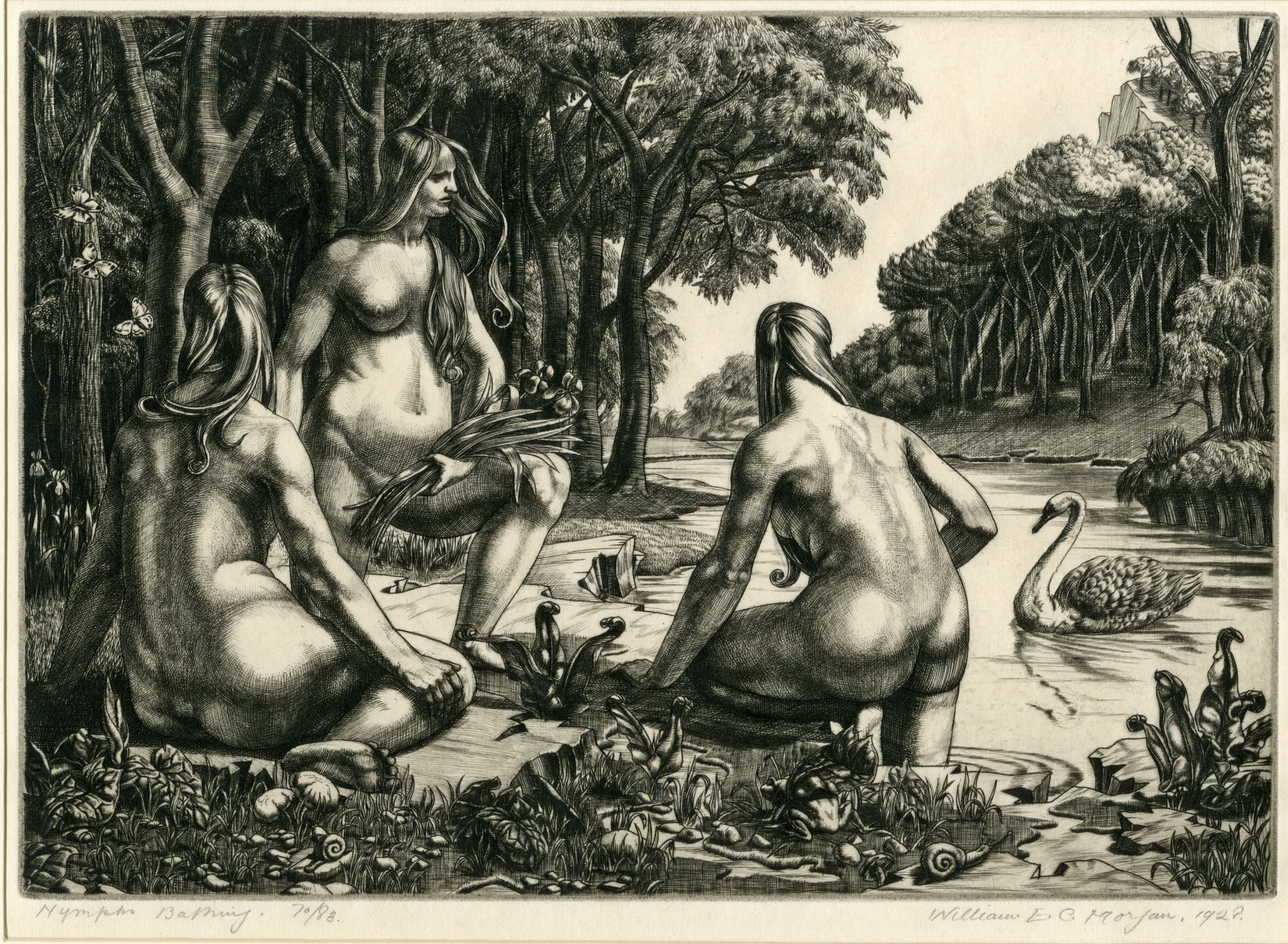 Nymphs bathing (1928)