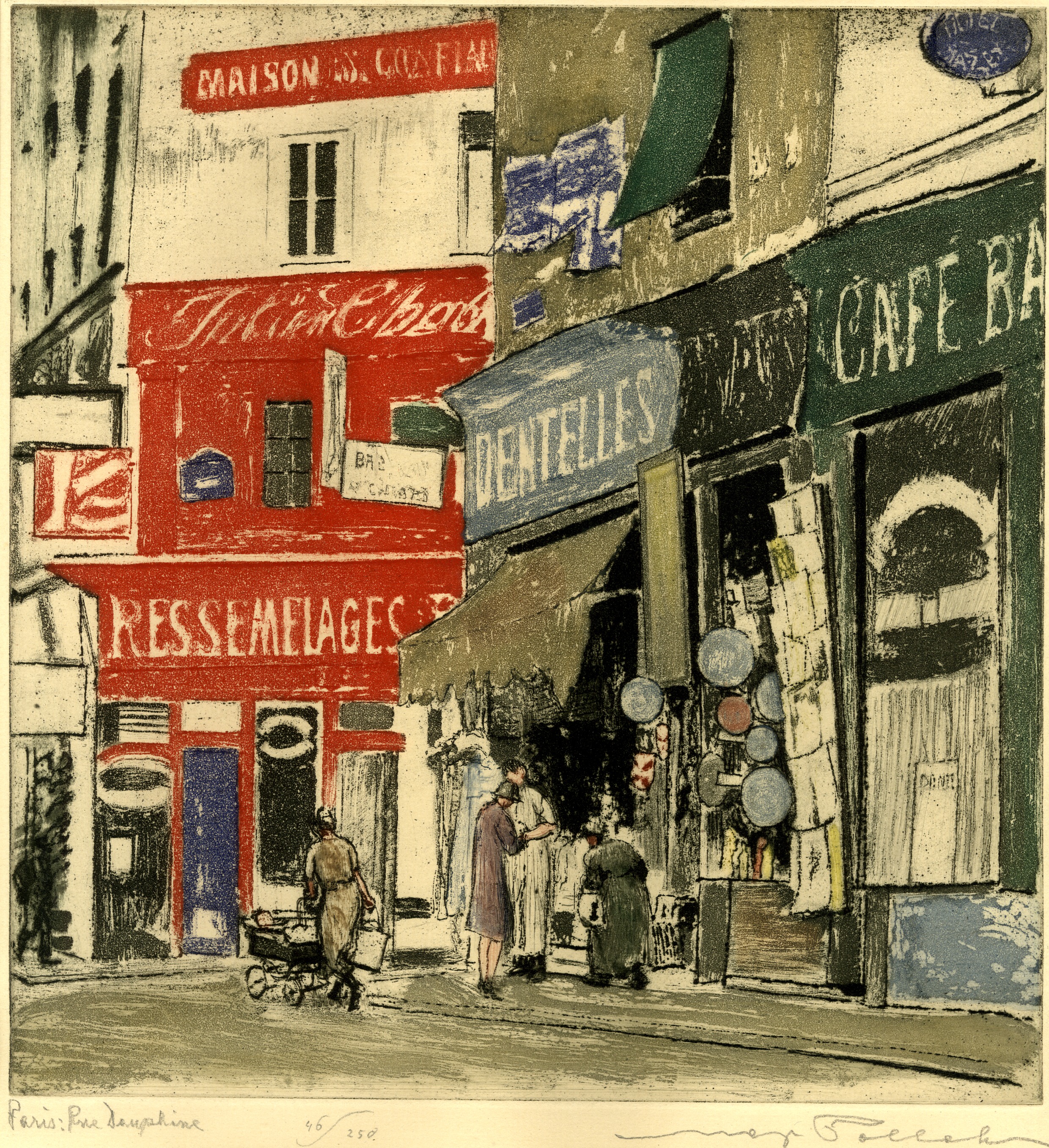 Rue Dauphine, Paris (about 1930)