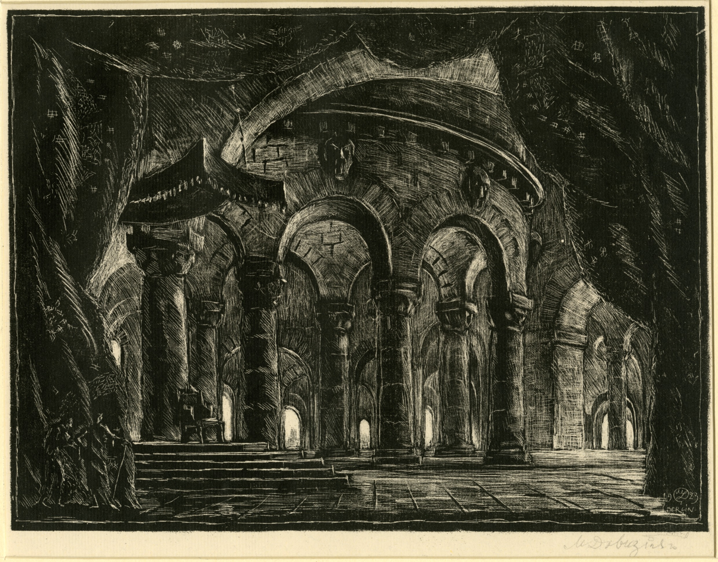 Set design for King Lear (Stage Design) (1923)