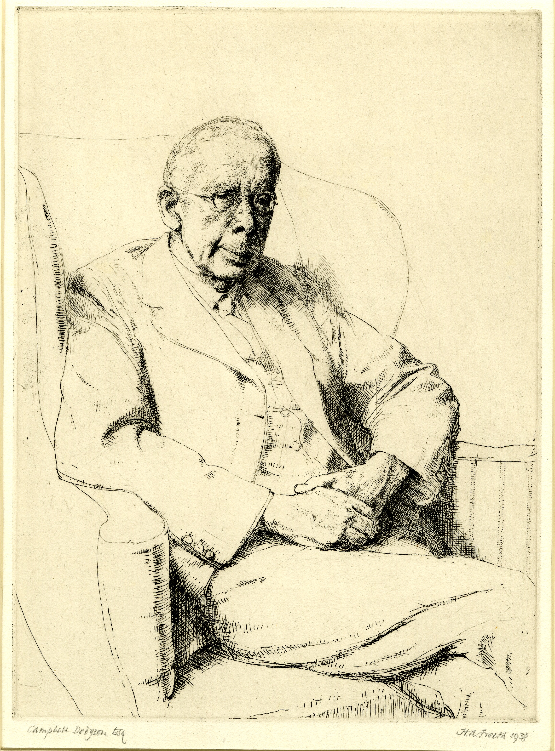 Portrait of Campbell Dodgson (1867-1948) (1938)