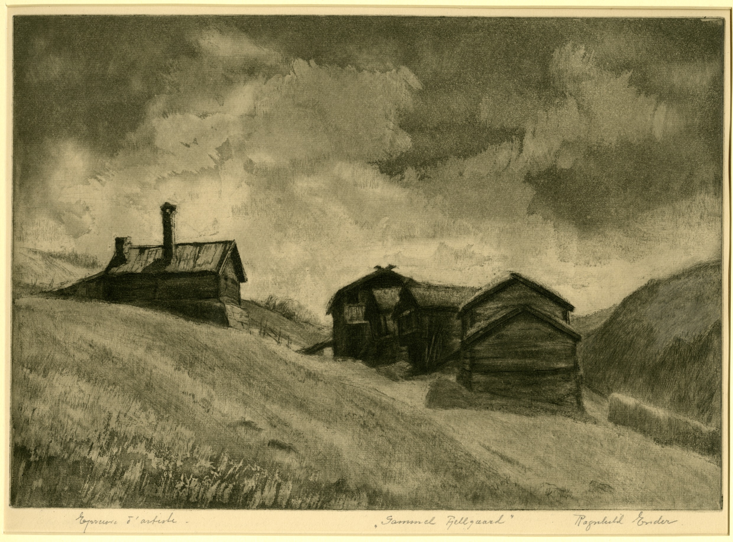 Gammel Fjellgaard (Old hill farm) (about 1930s)