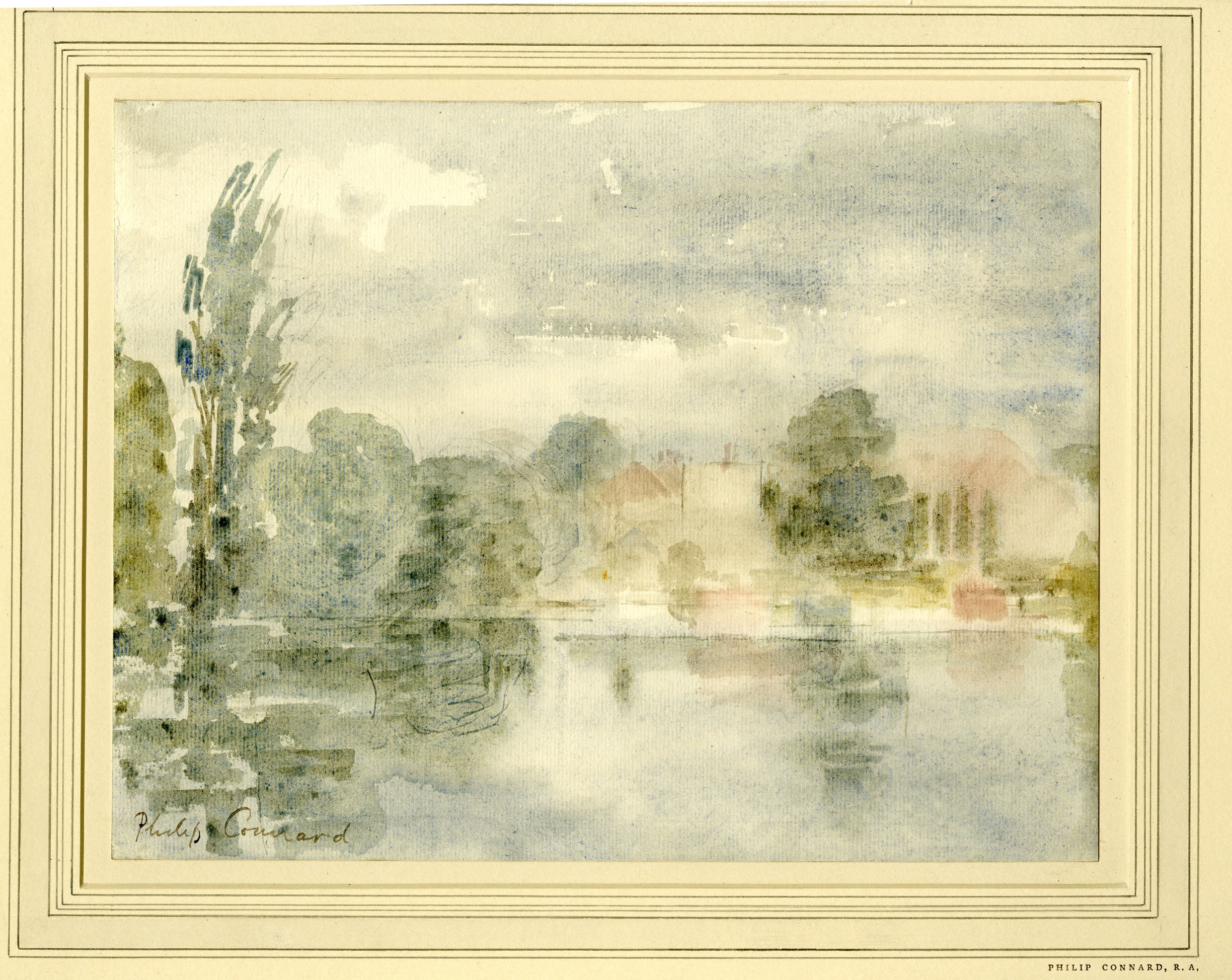 From the artist's window, Cholmondeley Lodge (circa 1940)