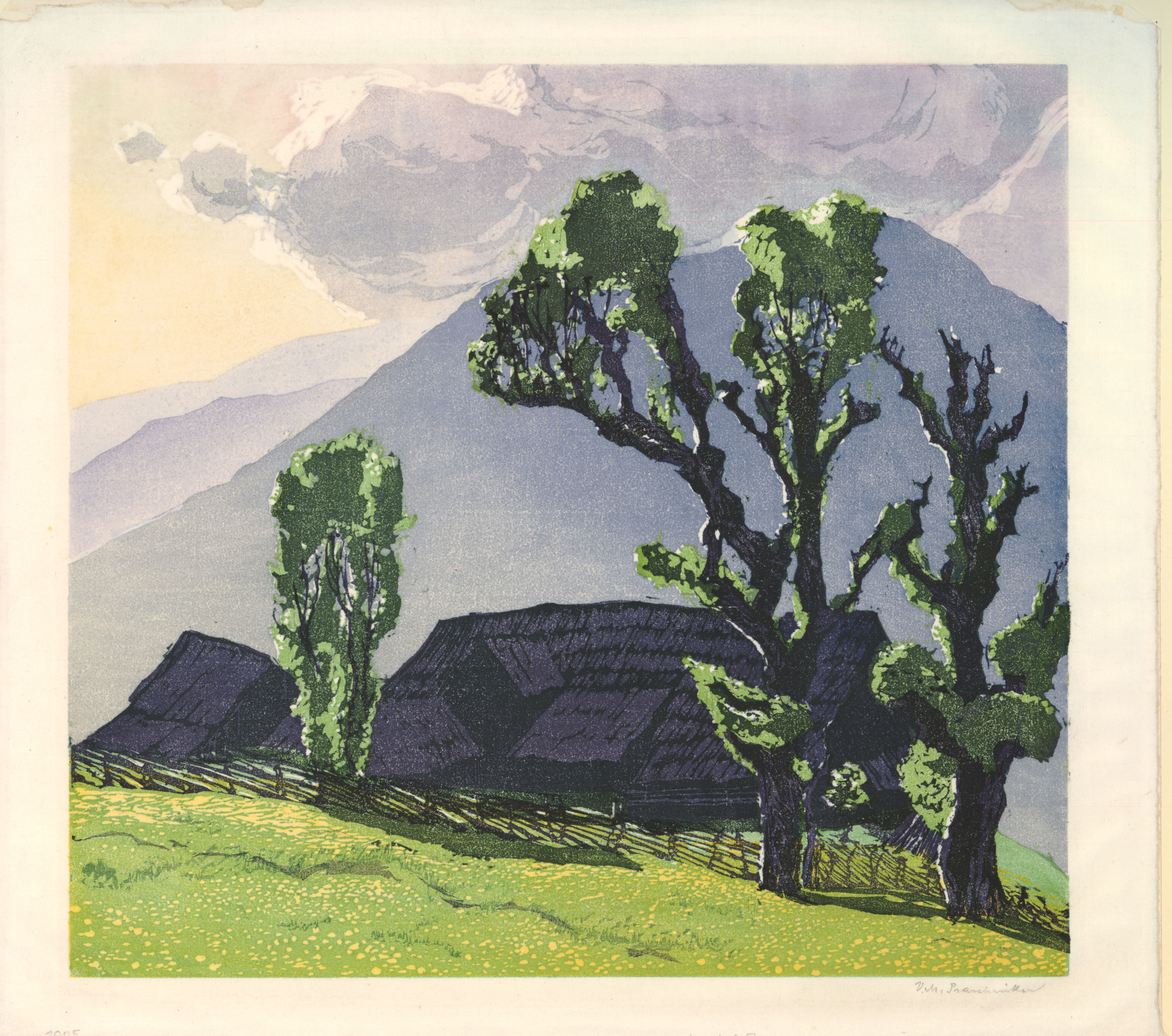 A mountain farm (about 1943)