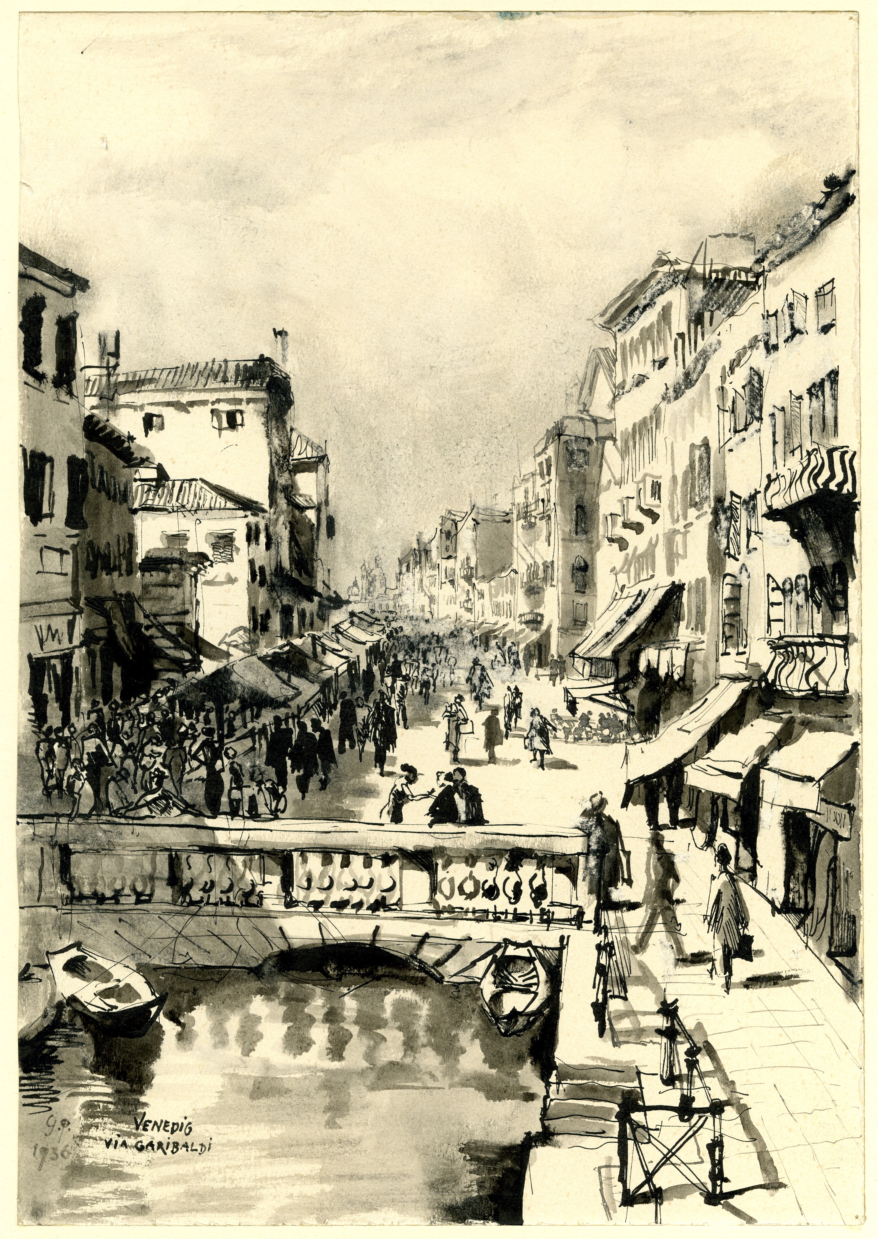 Via Garibaldi, Venice (1936)