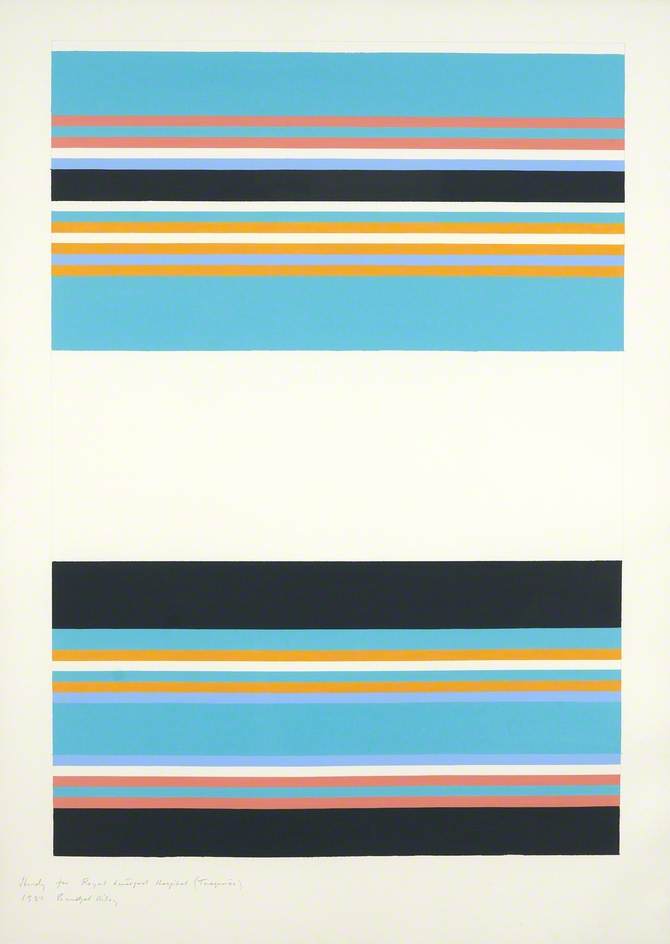 Study for Royal Liverpool Hospital Decoration Project (Turquoise) (1981)