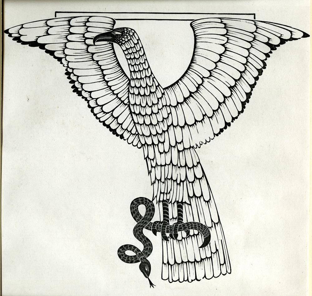 The Eagle of Saint John (Illustration for The Four Gospels, Golden Cockerel Press) (1931)