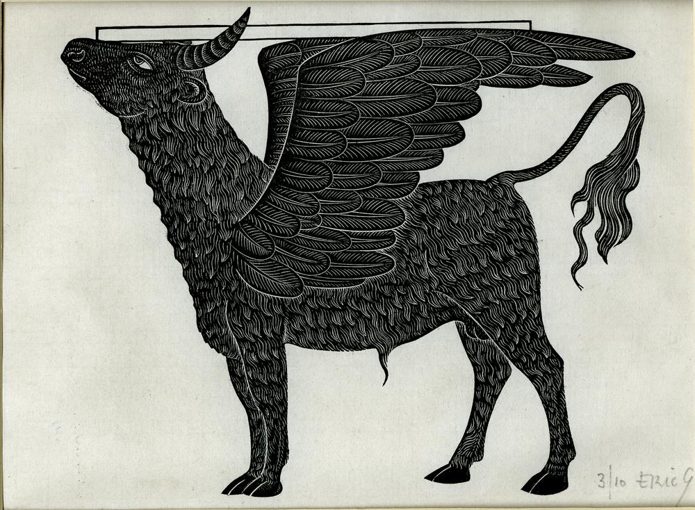 The Bull Calf of Saint Luke (Illustration for The Four Gospels, Golden Cockerel Press) (1931)