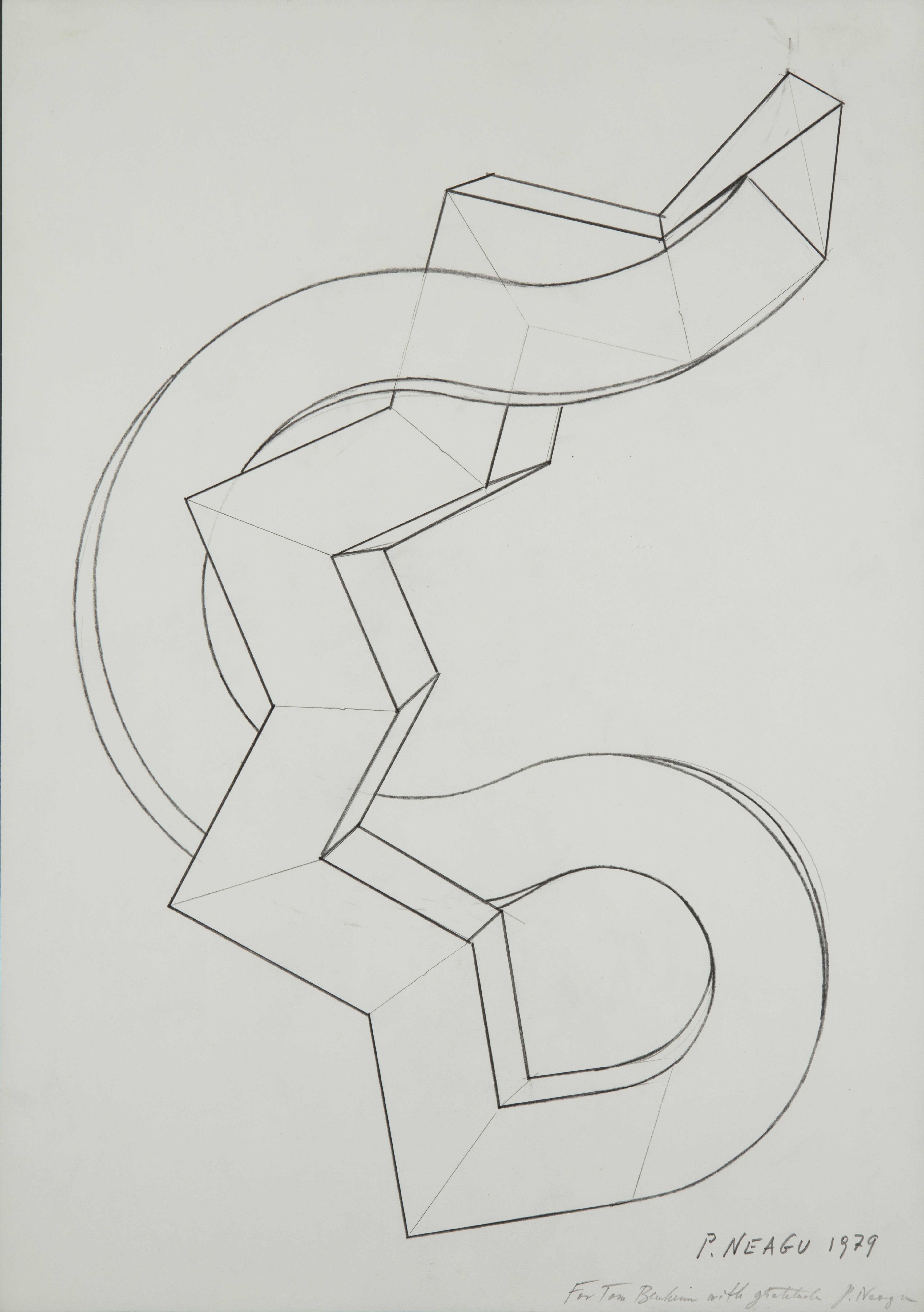 Untitled Drawing for Sculpture (1979)