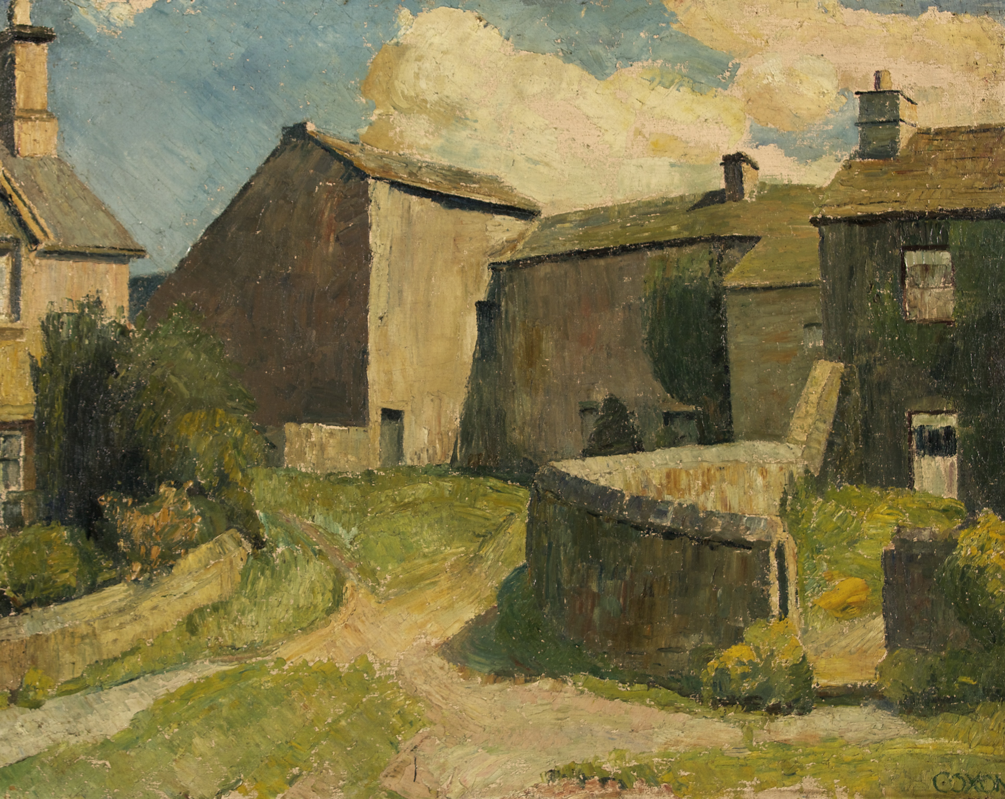 Farm in a Yorkshire Village (circa 1929)