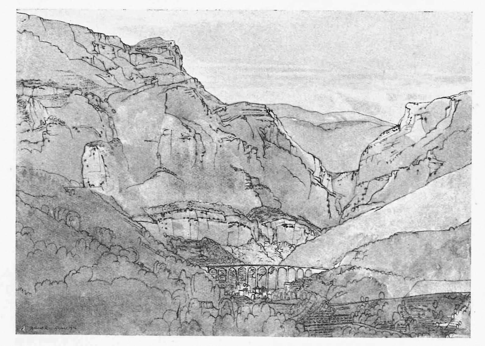 La Gorge du Loup, Grasse (1914)